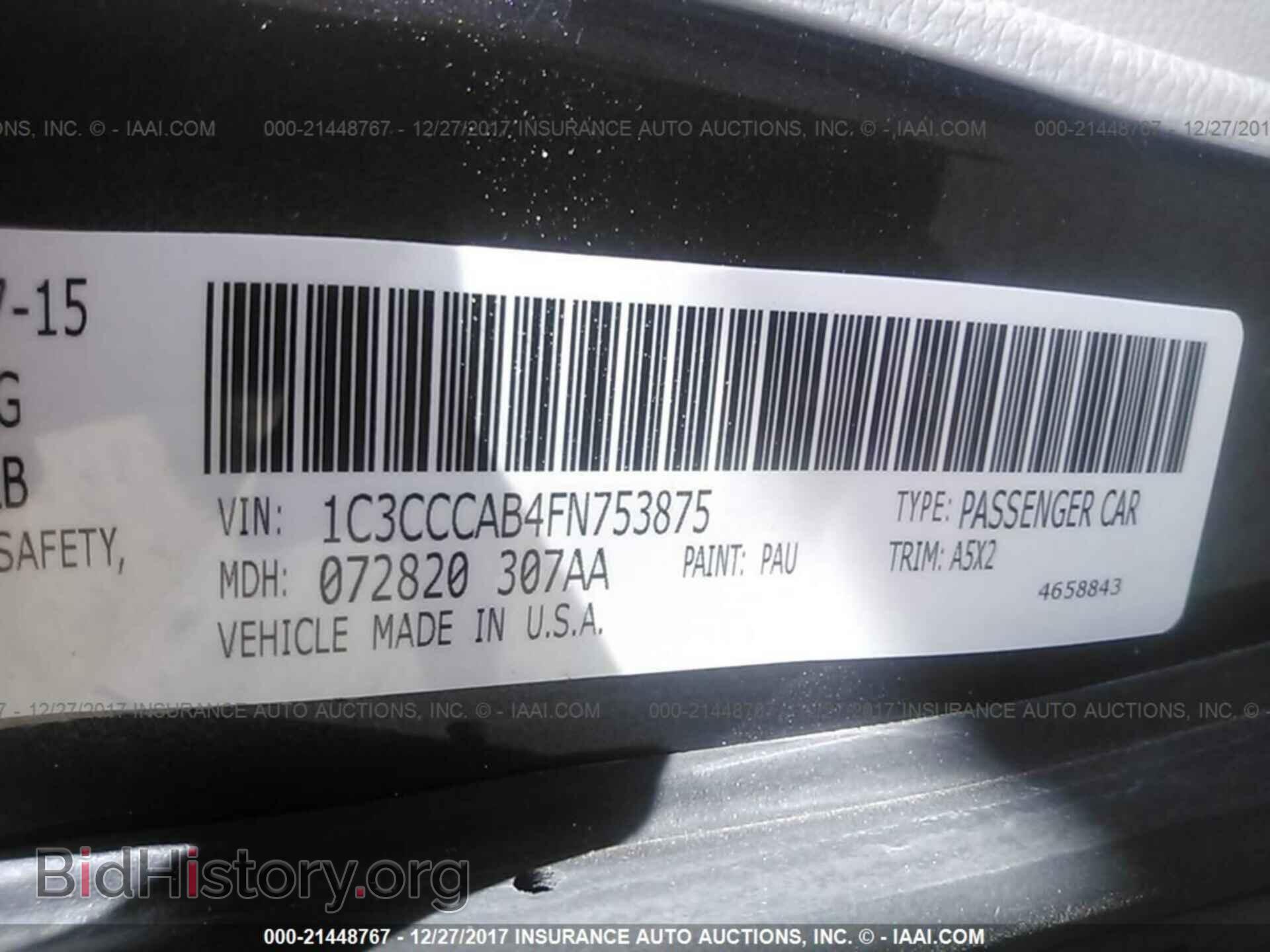 2015 Chrysler 200 - VIN: 1C3CCCAB4FN753875 - Photo 9