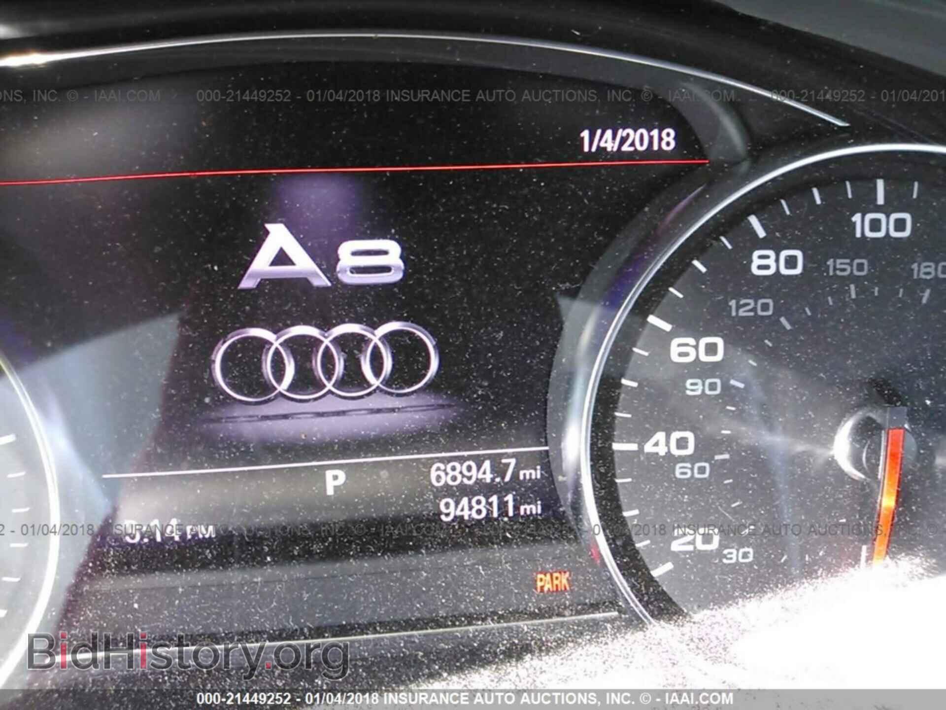 2012 Audi A8 - VIN: WAURVAFD1CN015409 - Фото 7