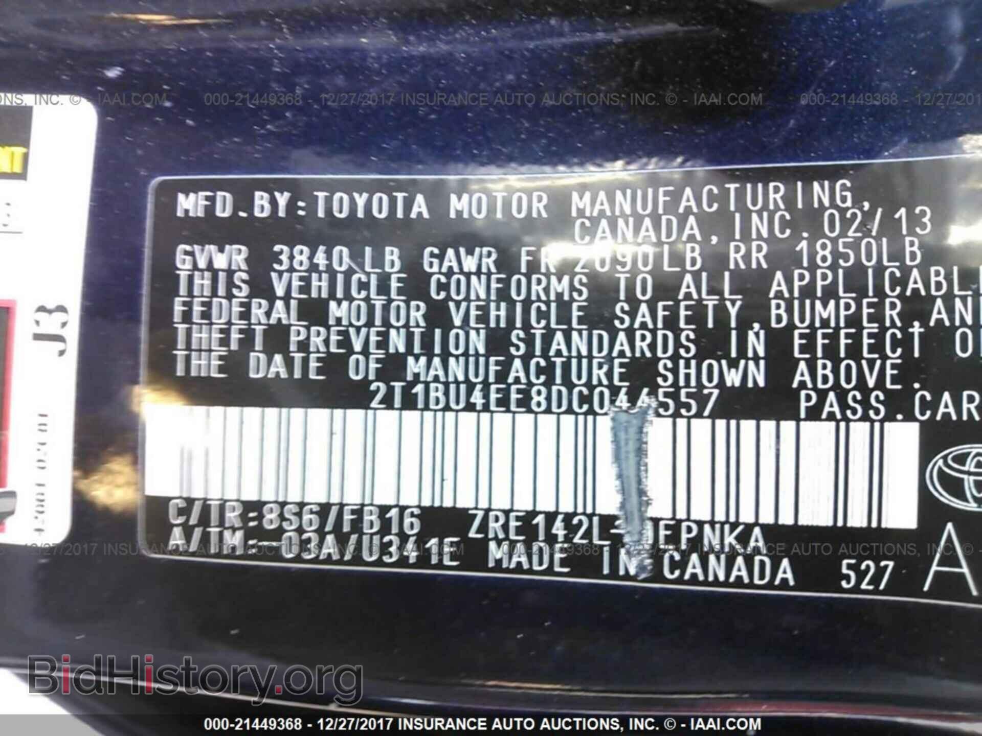 2013 Toyota Corolla - VIN: 2T1BU4EE8DC044557 - Photo 9