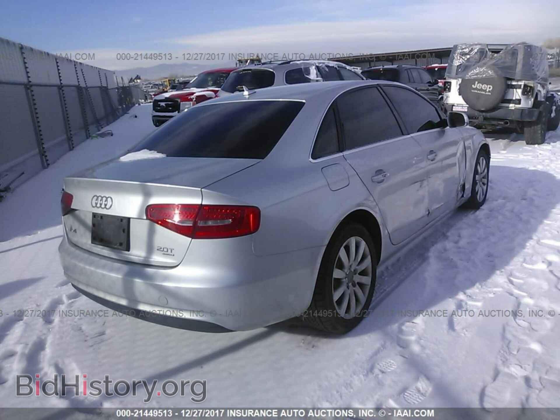 2013 Audi A4 - VIN: WAUBFAFL1DN030077 - Photo 4