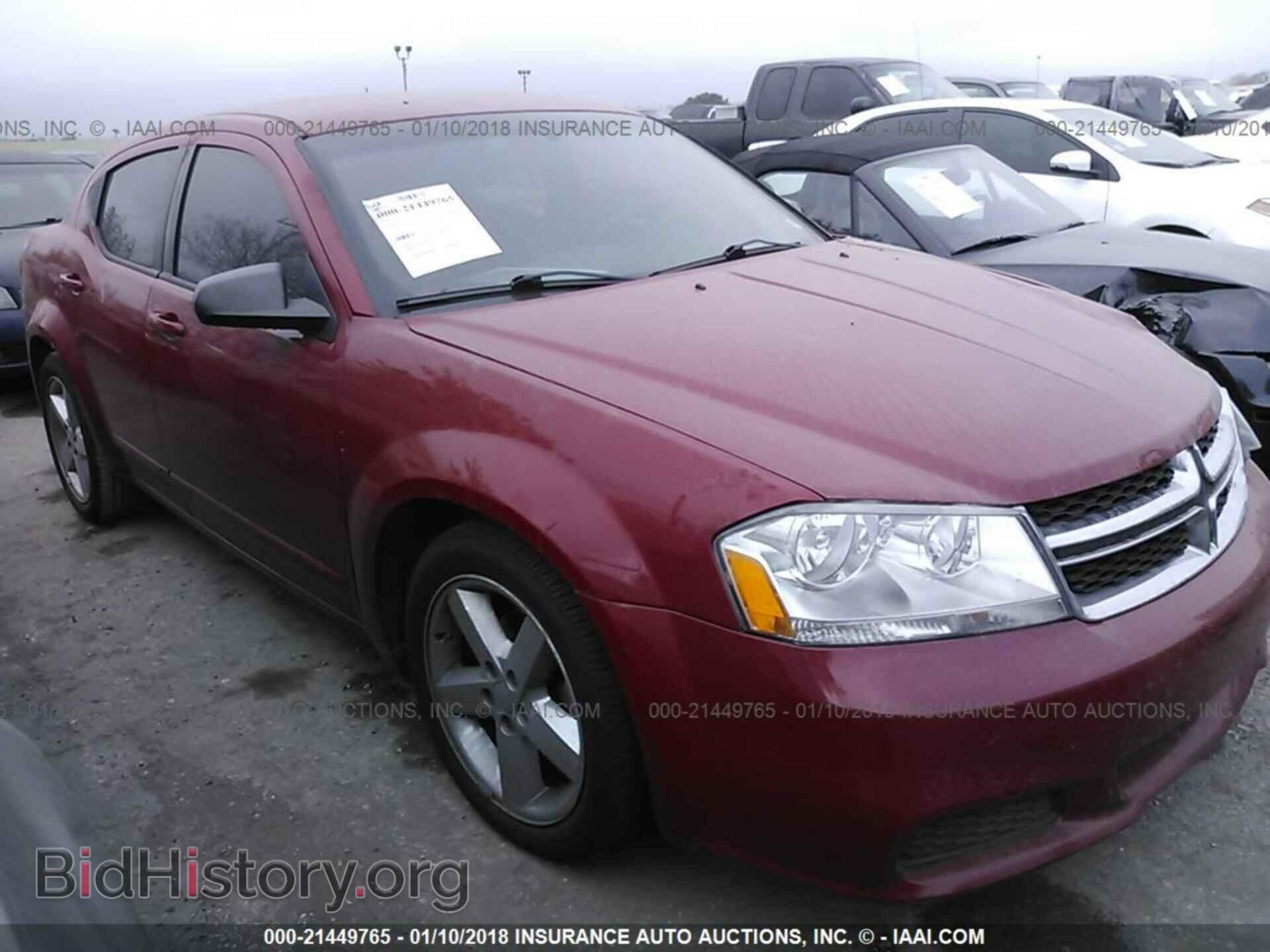 Фотография 1C3CDZAB4CN158357 - Dodge Avenger 2012