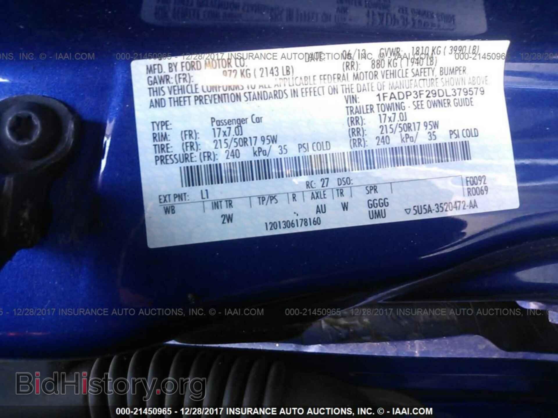 2013 Ford Focus - VIN: 1FADP3F29DL379579 - Photo 9