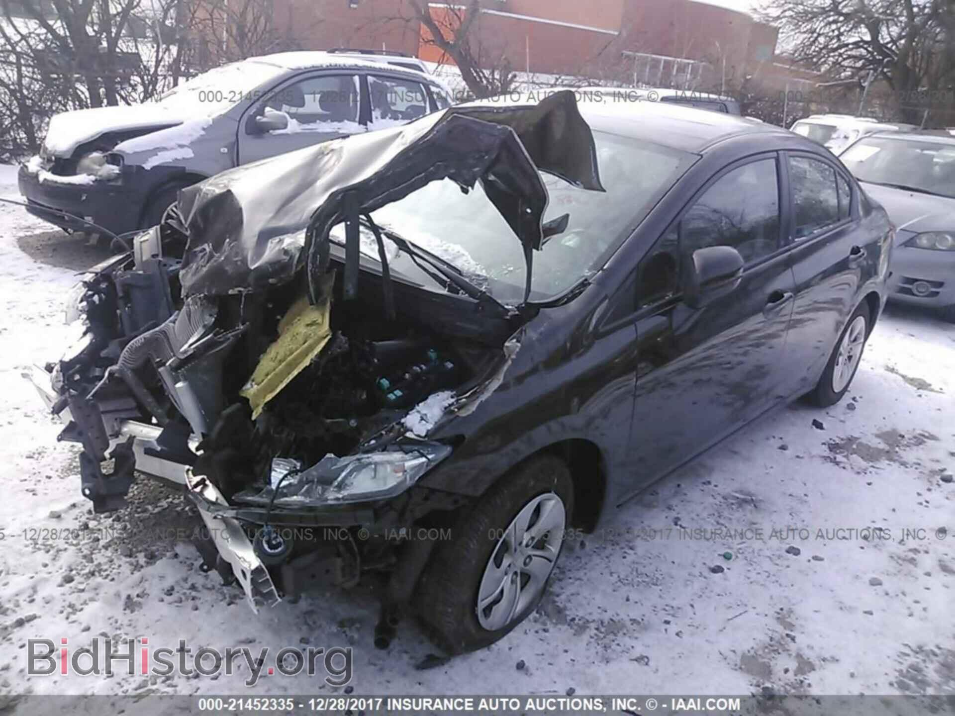 2014 Honda Civic - VIN: 2HGFB2F56EH539617 - Фото 2