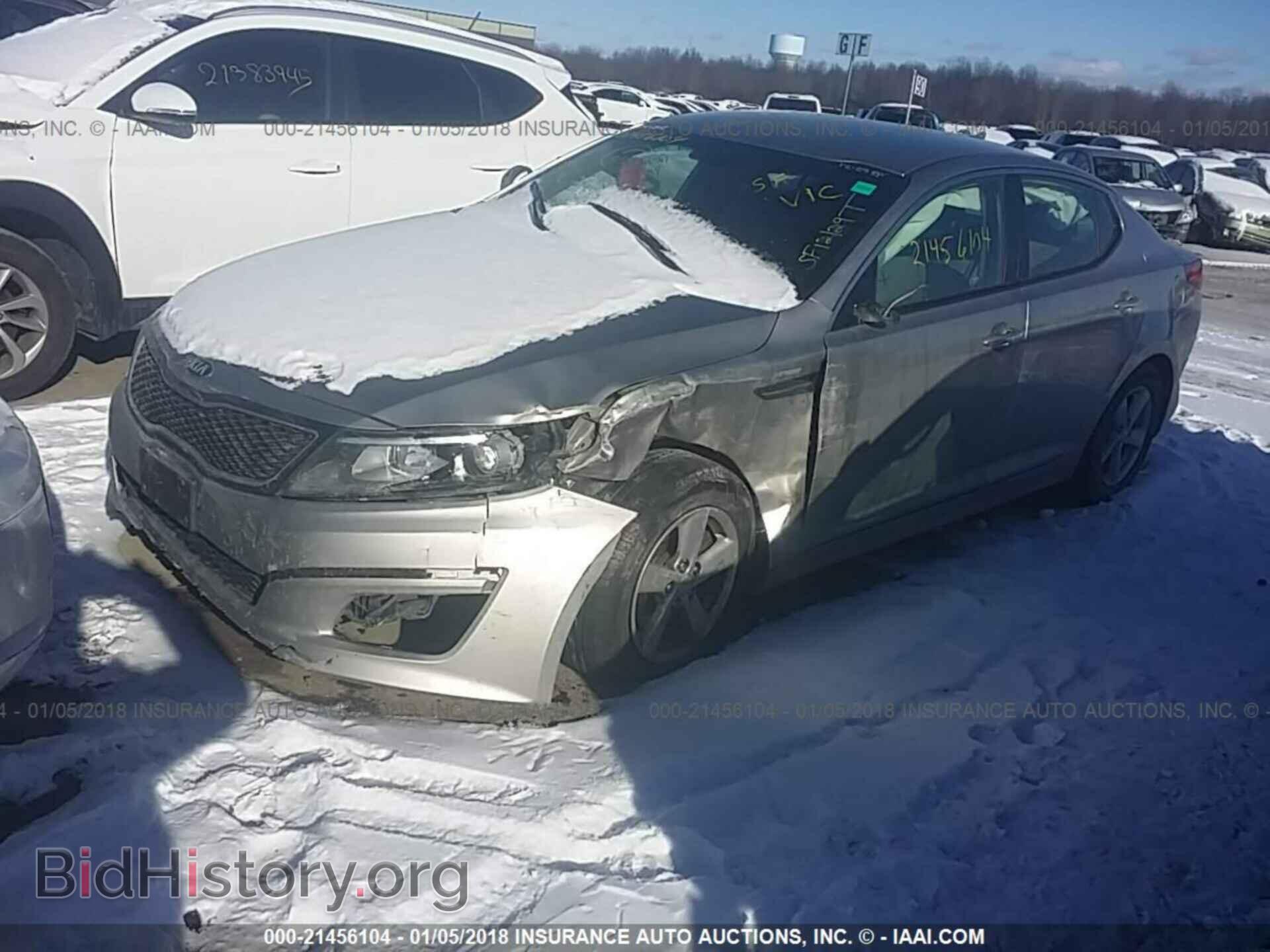 2014 Kia Optima - VIN: KNAGM4A76E5476489 - Photo 2