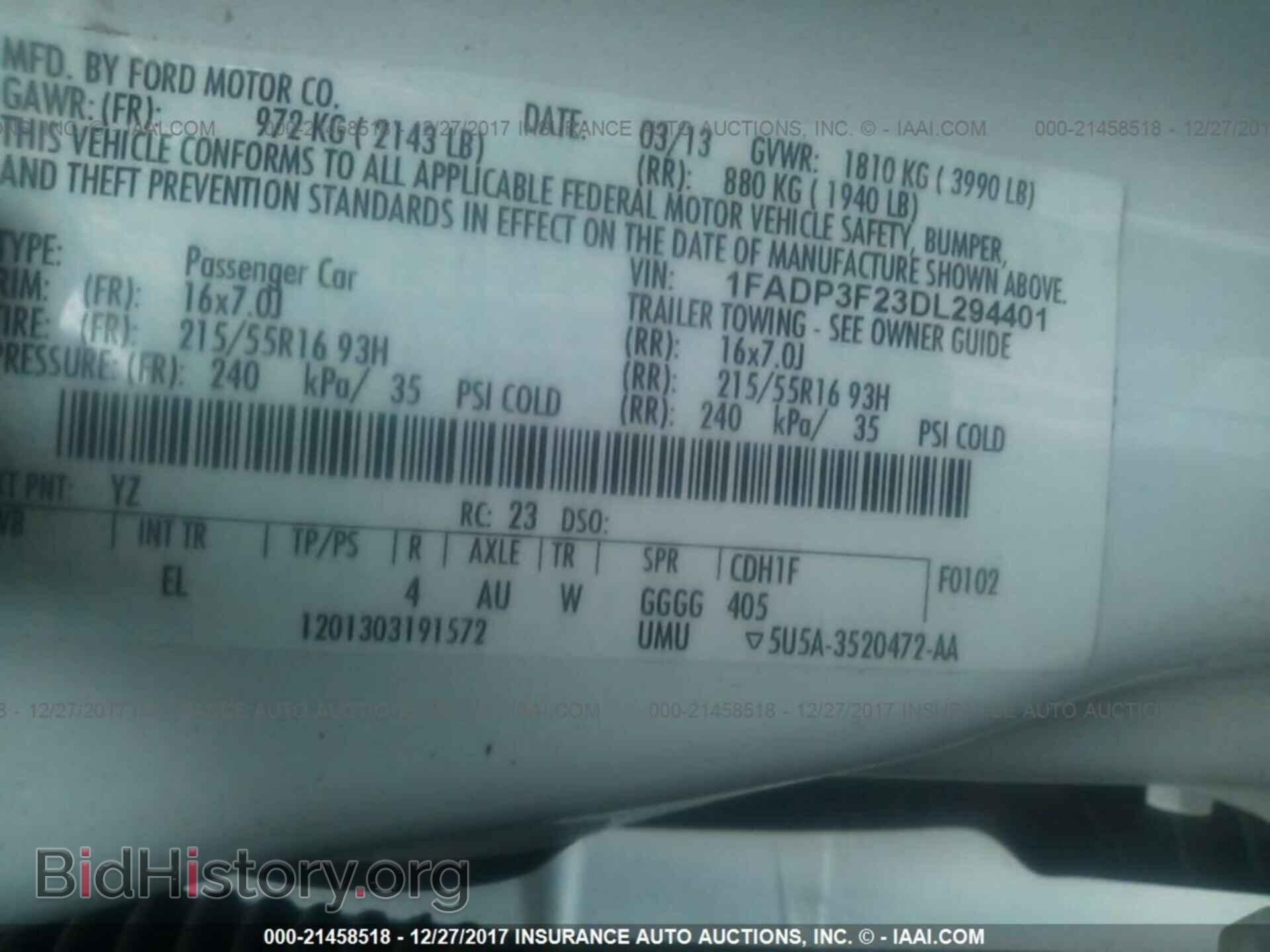 2013 Ford Focus - VIN: 1FADP3F23DL294401 - Photo 9