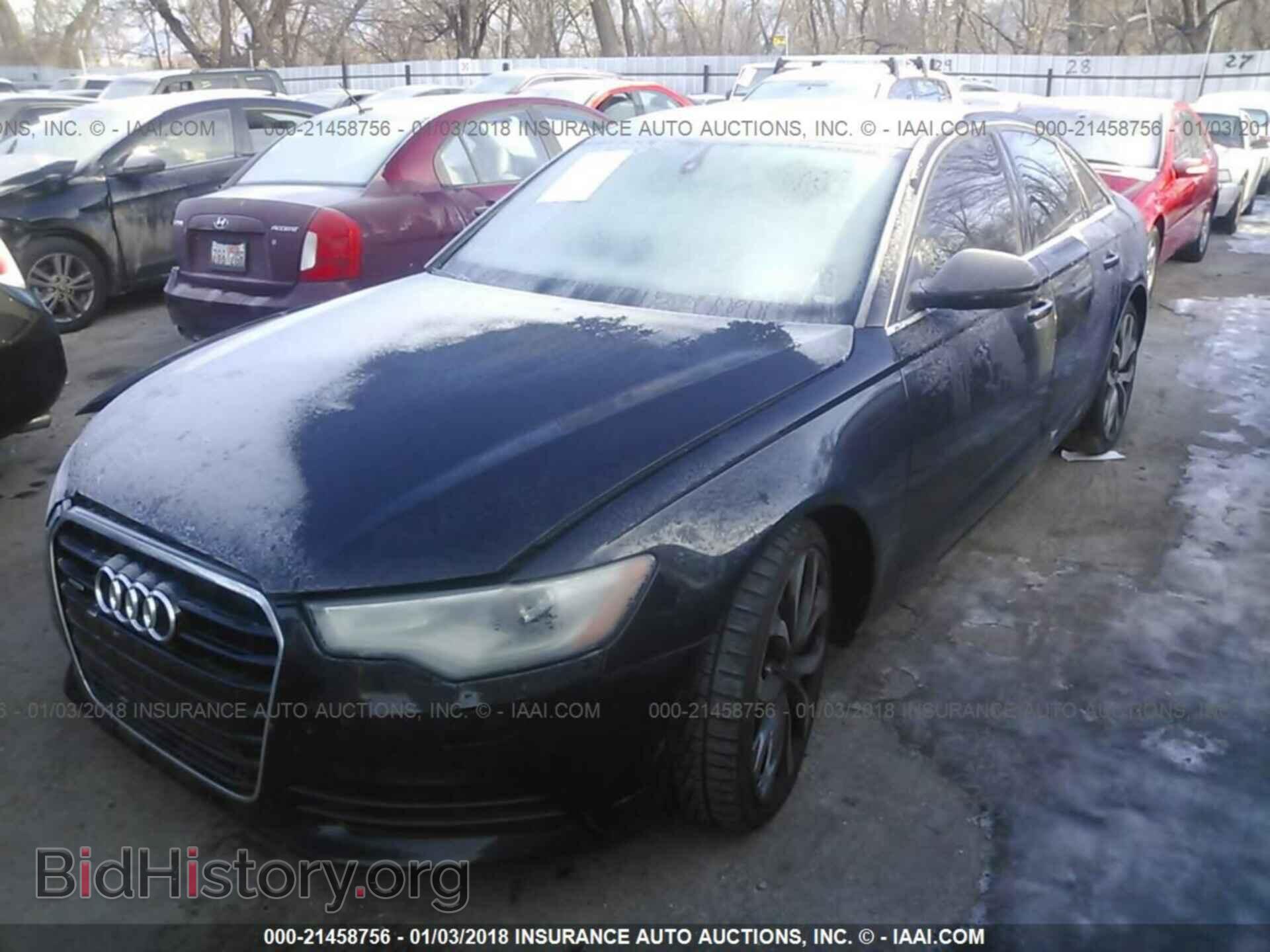 2013 Audi A6 - VIN: WAUGFAFC0DN037494 - Фото 2