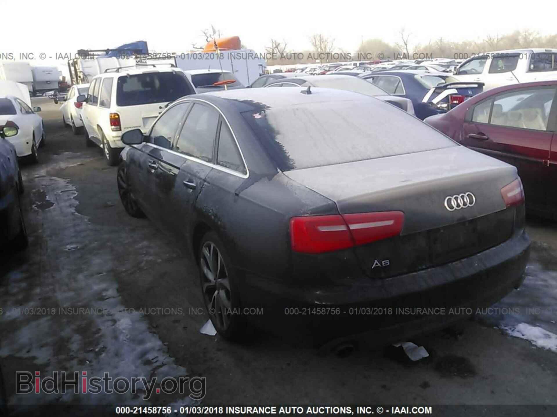 2013 Audi A6 - VIN: WAUGFAFC0DN037494 - Фото 3