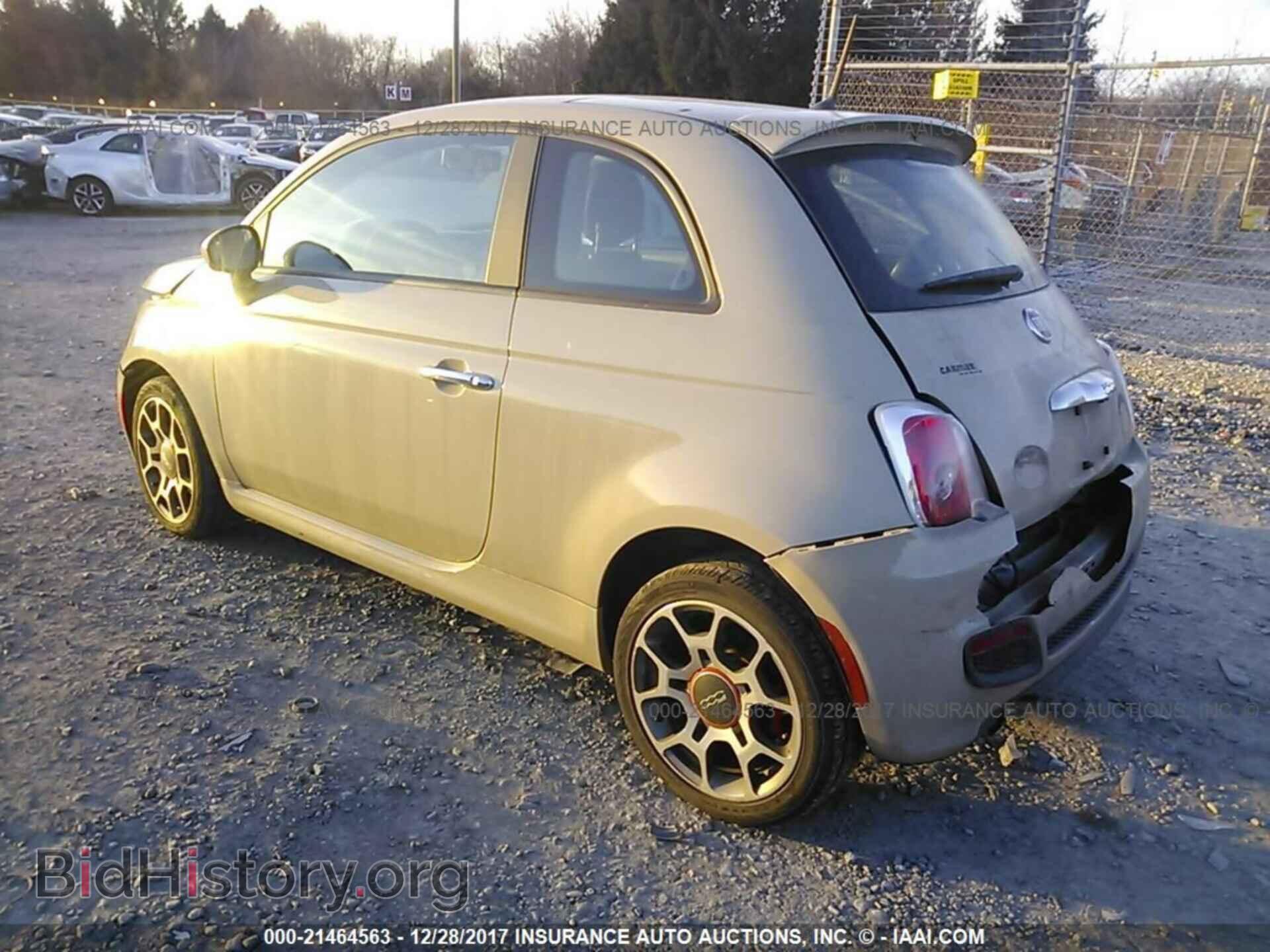 2012 Fiat 500 - VIN: 3C3CFFBR5CT352836 - Фото 3