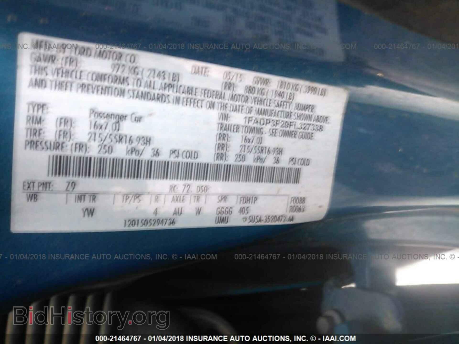 2015 Ford Focus - VIN: 1FADP3F29FL327338 - Photo 9