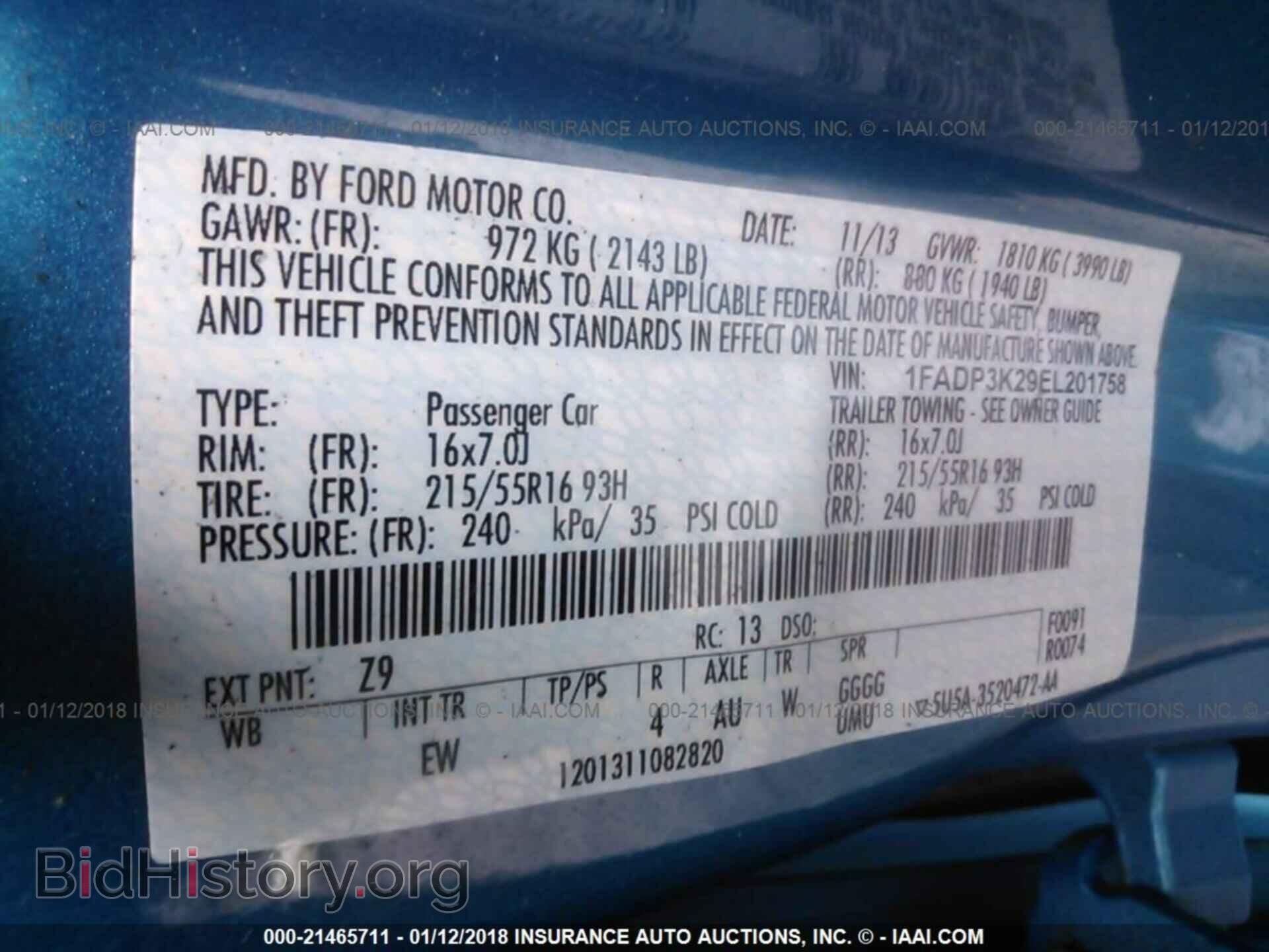 2014 Ford Focus - VIN: 1FADP3K29EL201758 - Photo 9
