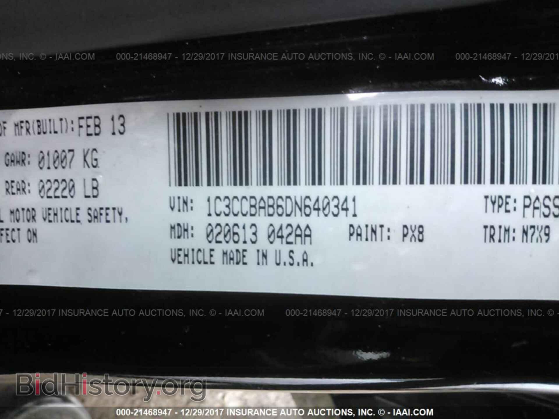 2013 Chrysler 200 - VIN: 1C3CCBAB6DN640341 - Photo 9