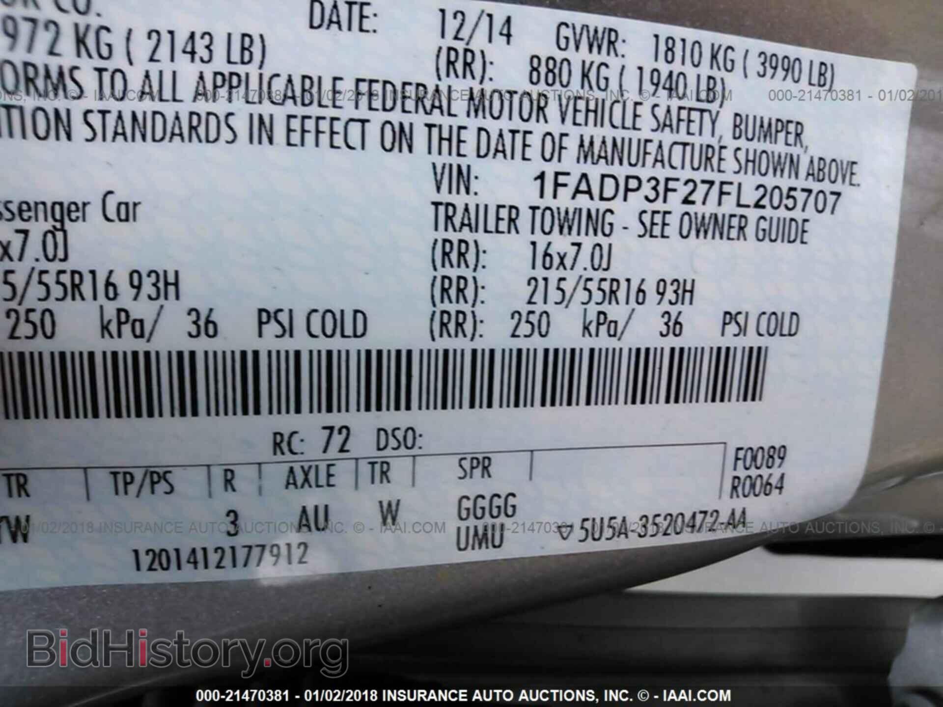 2015 Ford Focus - VIN: 1FADP3F27FL205707 - Photo 9