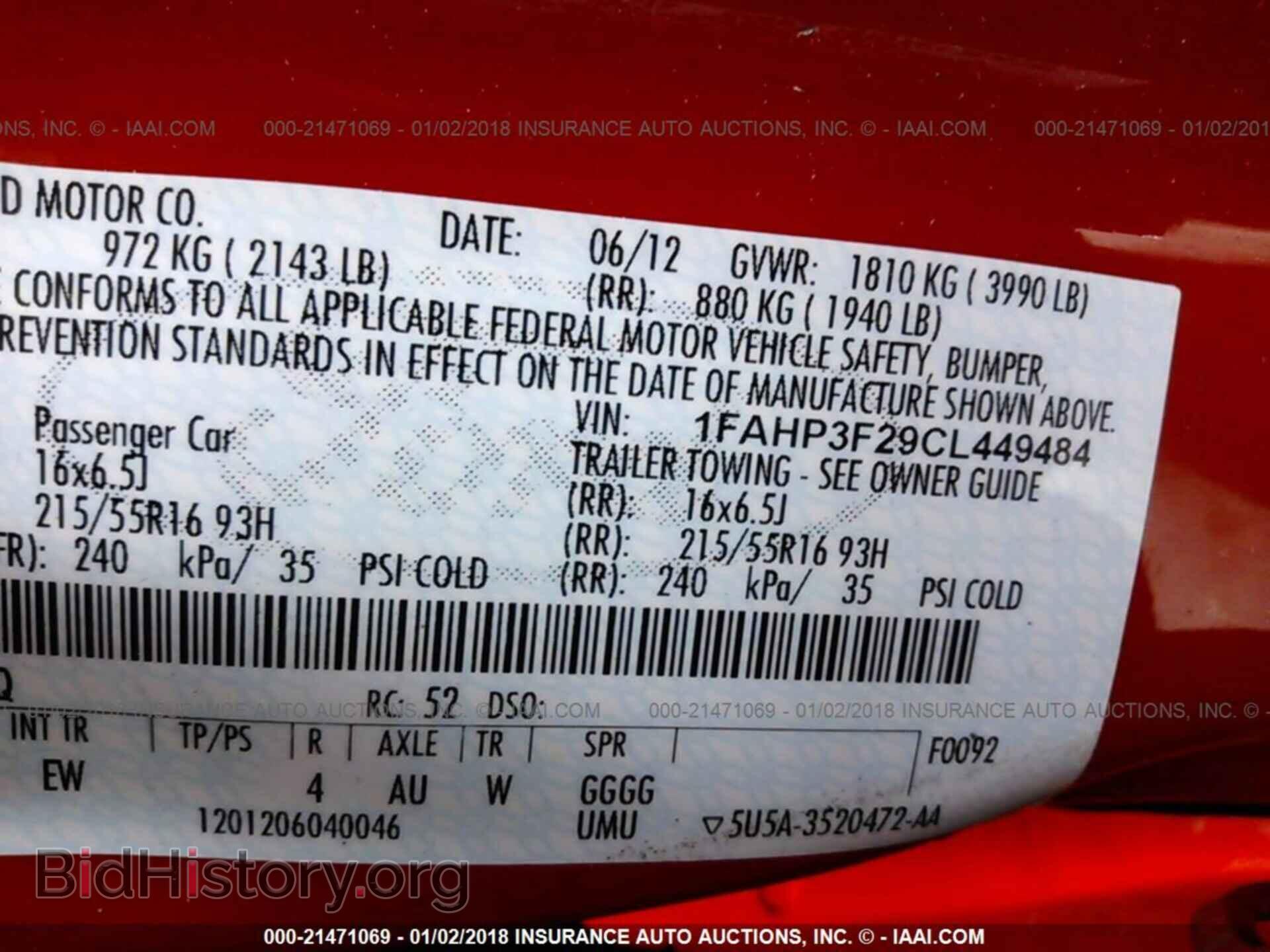 2012 Ford Focus - VIN: 1FAHP3F29CL449484 - Photo 9