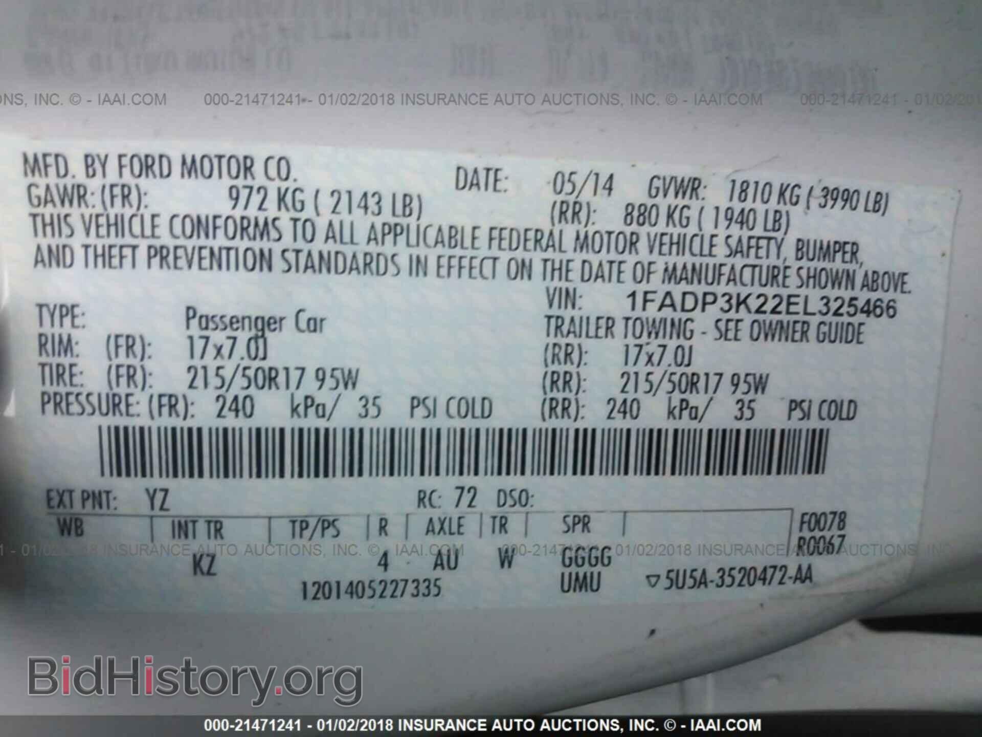2014 Ford Focus - VIN: 1FADP3K22EL325466 - Photo 9