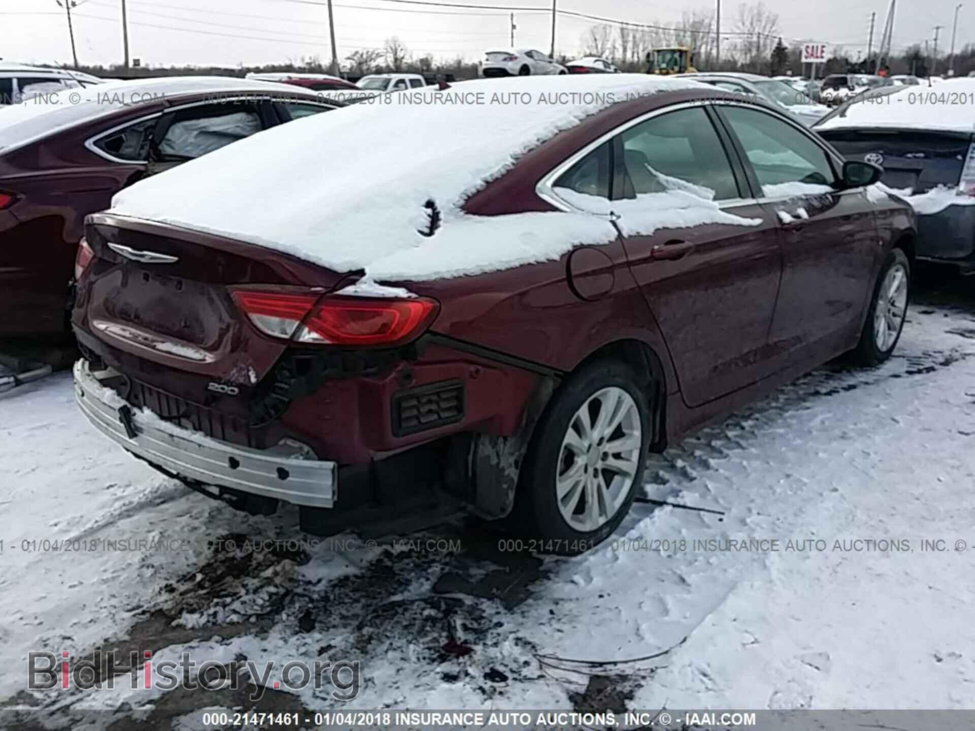 2016 Chrysler 200 - VIN: 1C3CCCAB4GN125171 - Photo 4