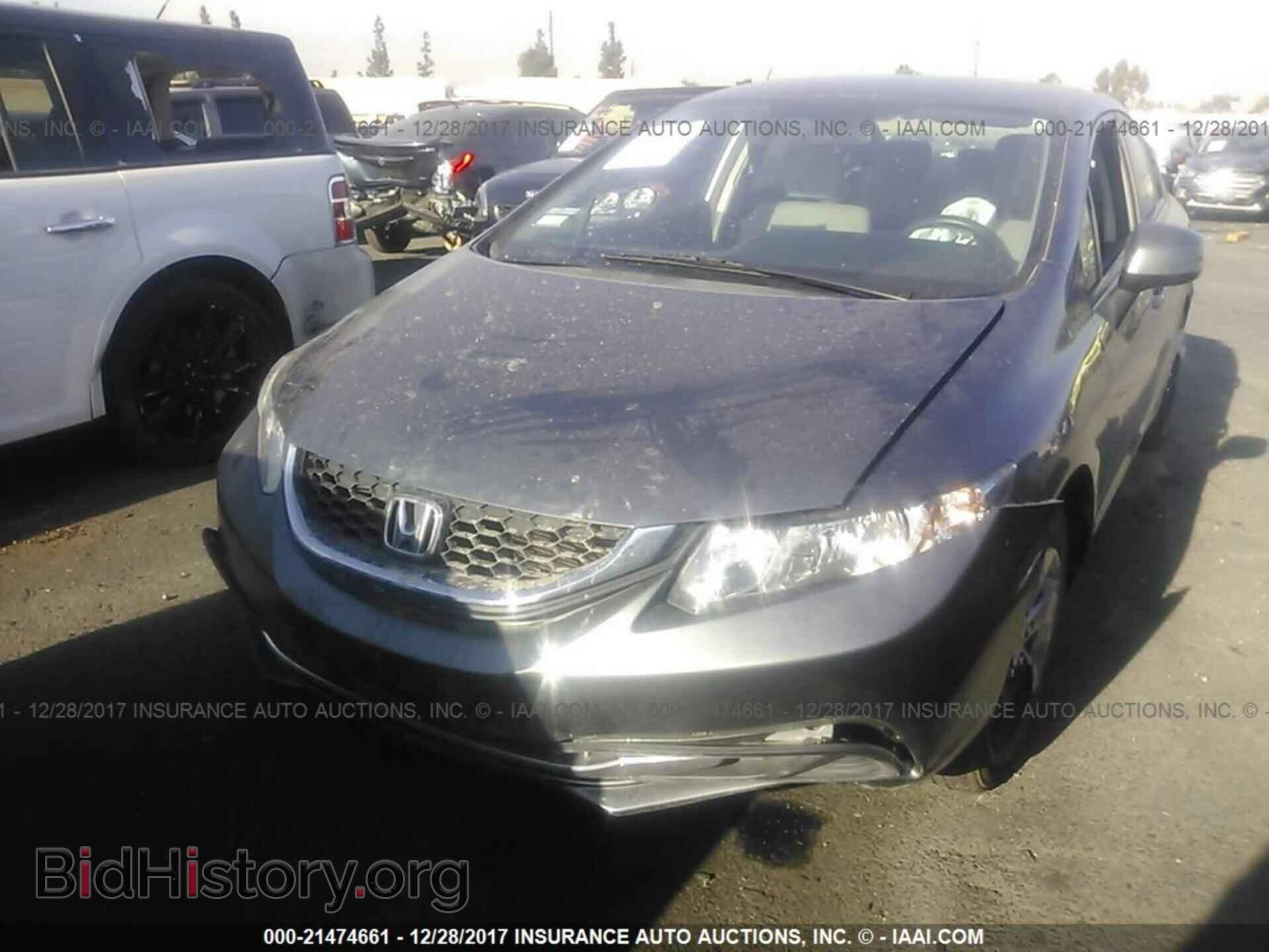 2013 Honda Civic - VIN: 19XFB2F54DE245562 - Фото 2