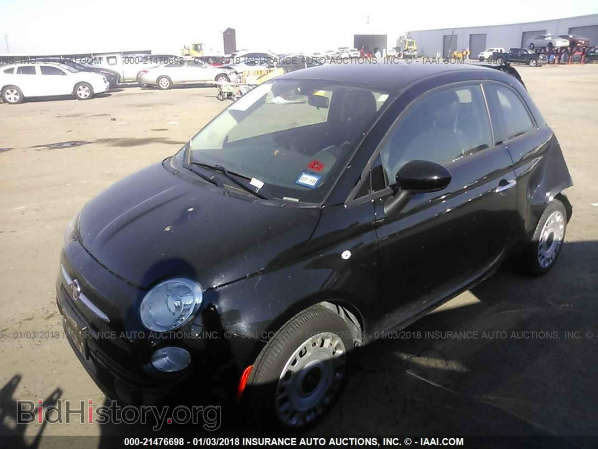 2015 Fiat 500 - VIN: 3C3CFFAR8FT625631 - Photo 2