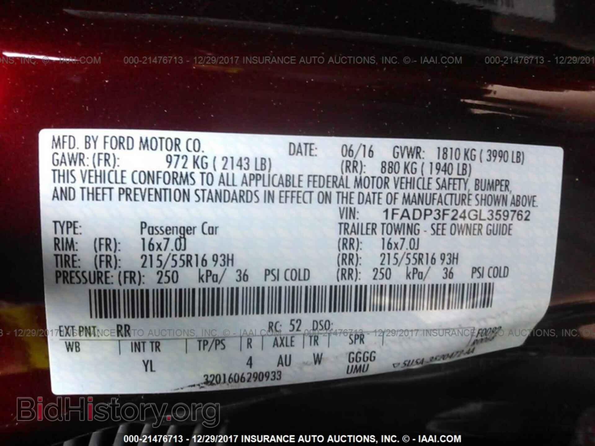 2016 Ford Focus - VIN: 1FADP3F24GL359762 - Photo 9