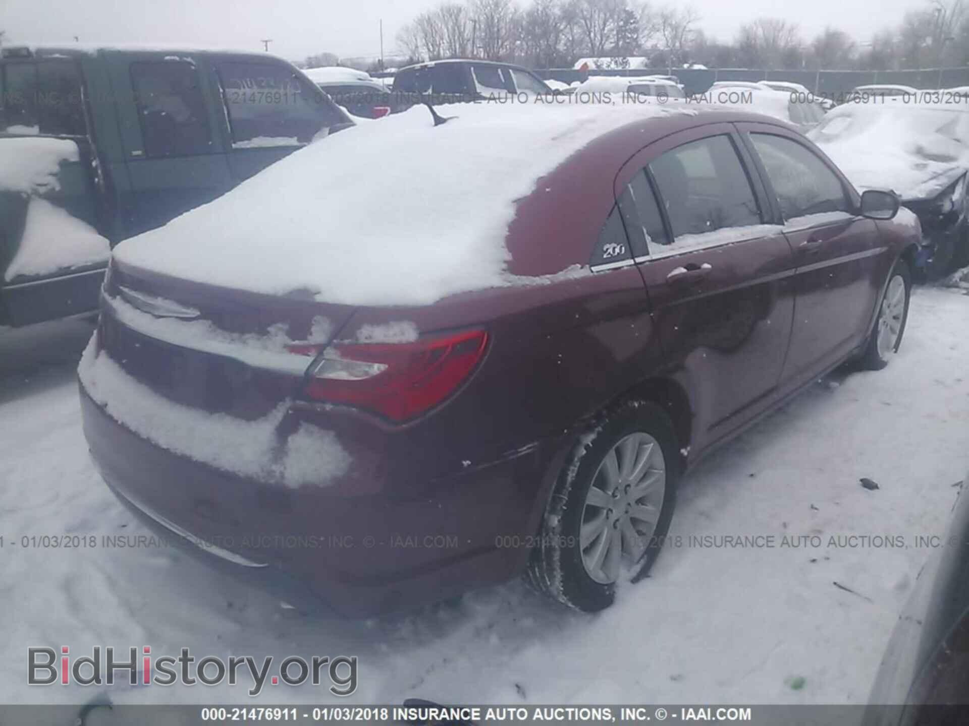 2013 Chrysler 200 - VIN: 1C3CCBBB0DN545207 - Фото 4