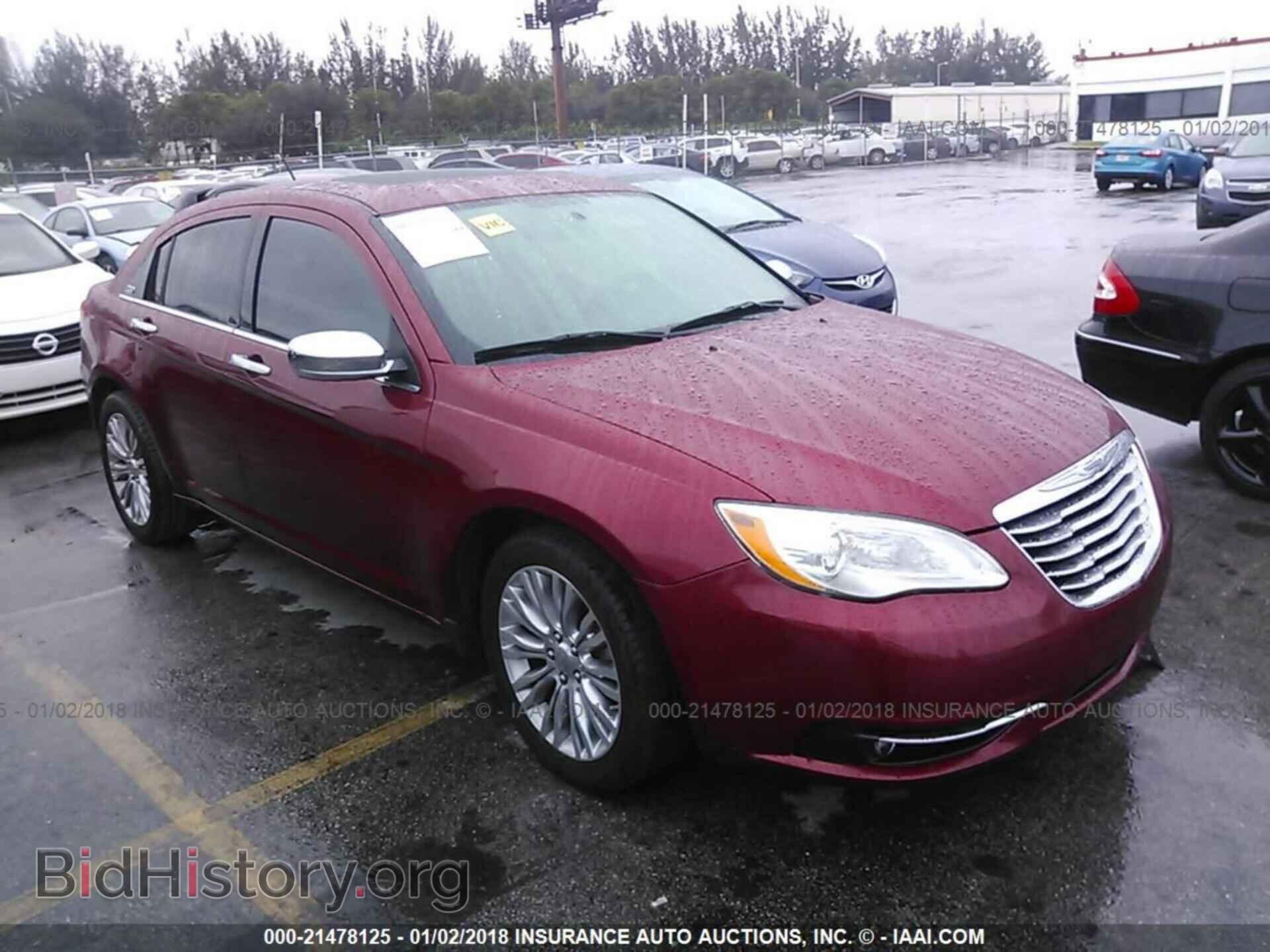 Фотография 1C3CCBCB3CN306716 - Chrysler 200 2012