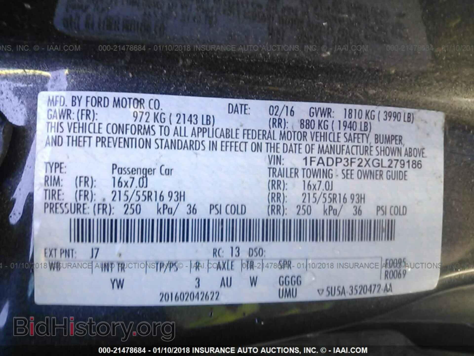 2016 Ford Focus - VIN: 1FADP3F2XGL279186 - Photo 9