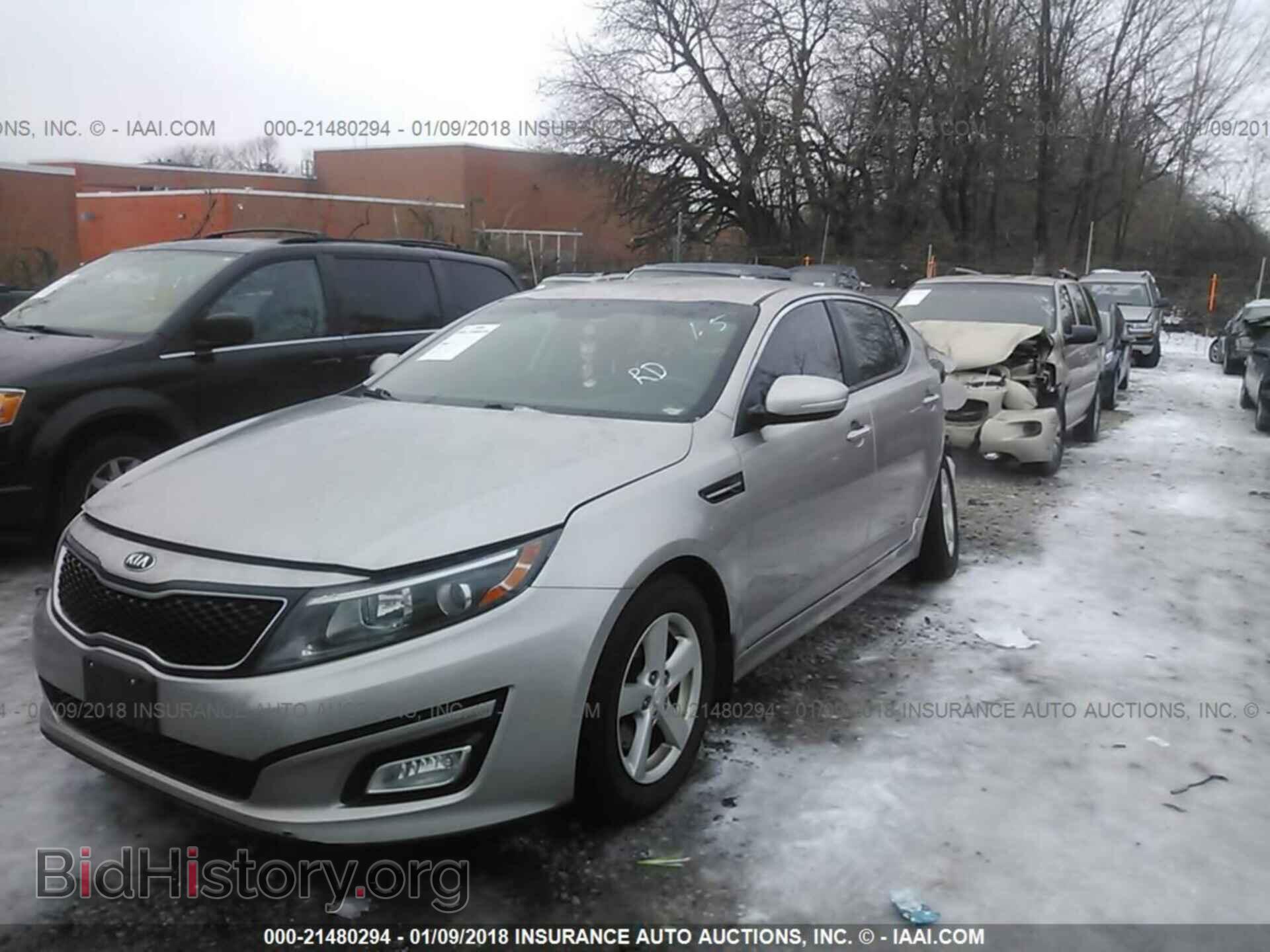 2014 Kia Optima - VIN: KNAGM4A75E5518747 - Photo 2