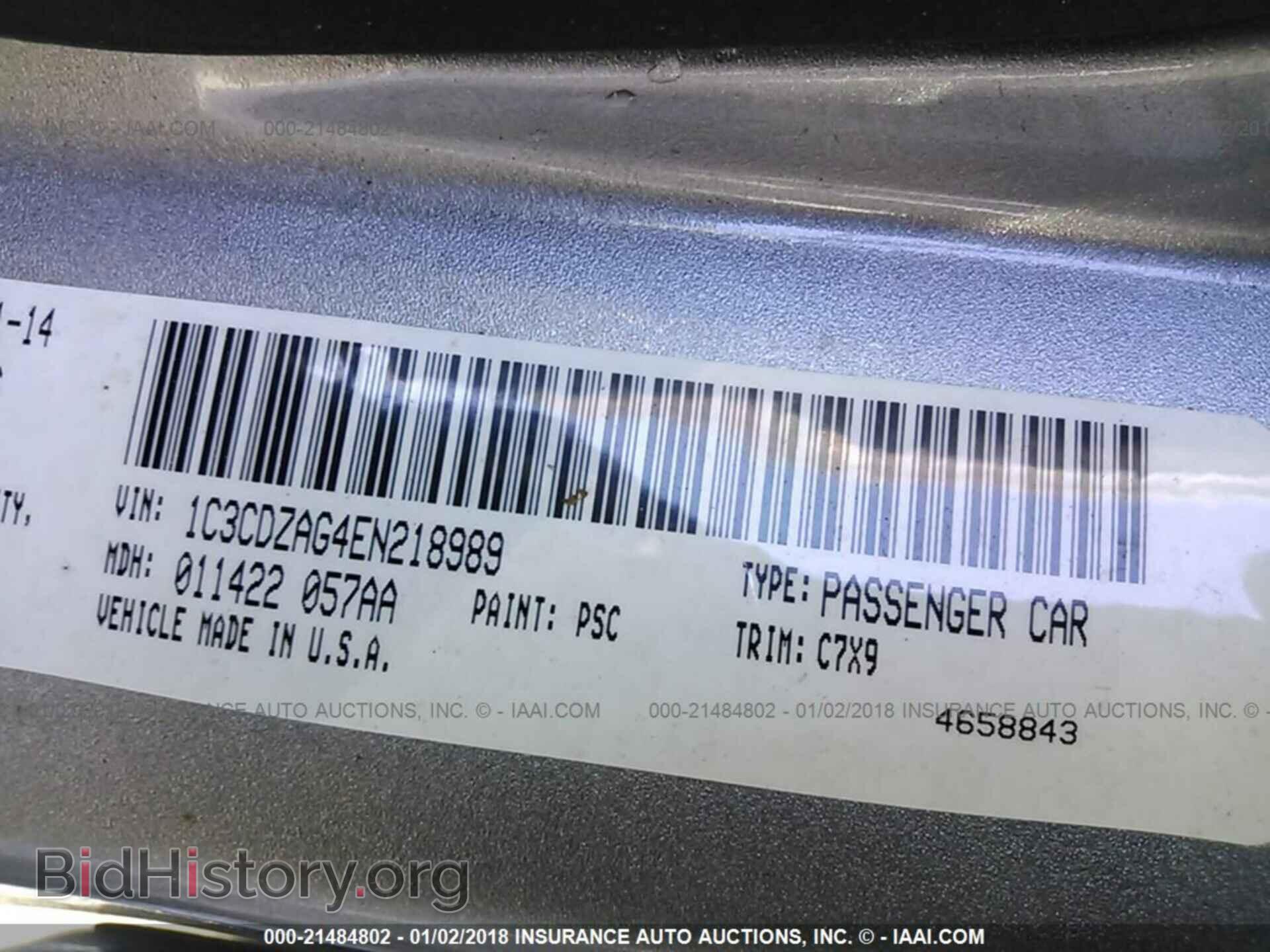 2014 Dodge Avenger - VIN: 1C3CDZAG4EN218989 - Photo 9