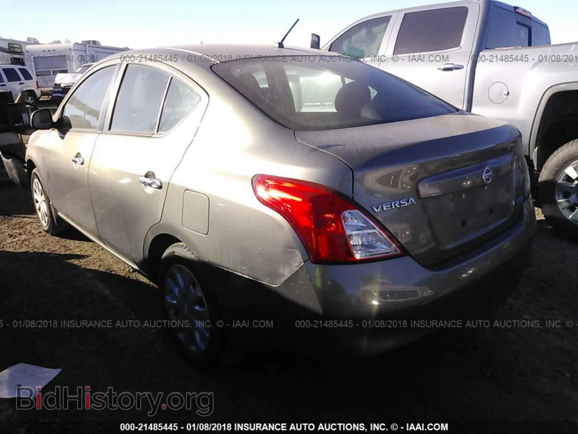 2012 Nissan Versa - VIN: 3N1CN7AP6CL862975 - Фото 3