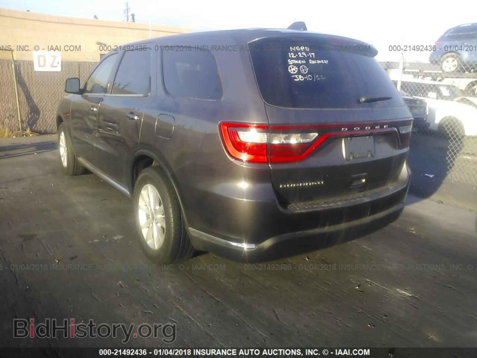 2014 Dodge Durango - VIN: 1C4RDHAG4EC483522 - Фото 3