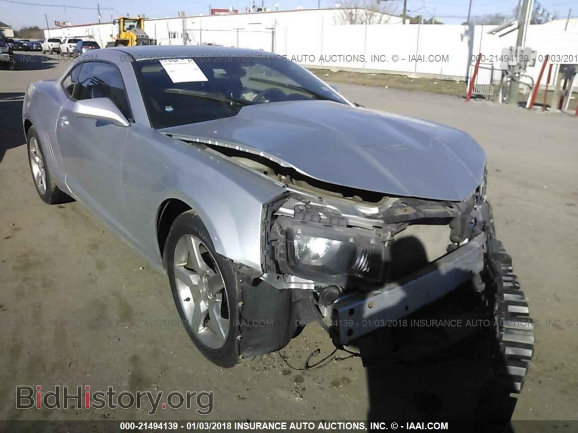Photo 2G1FB1E36C9100491 - Chevrolet Camaro 2012