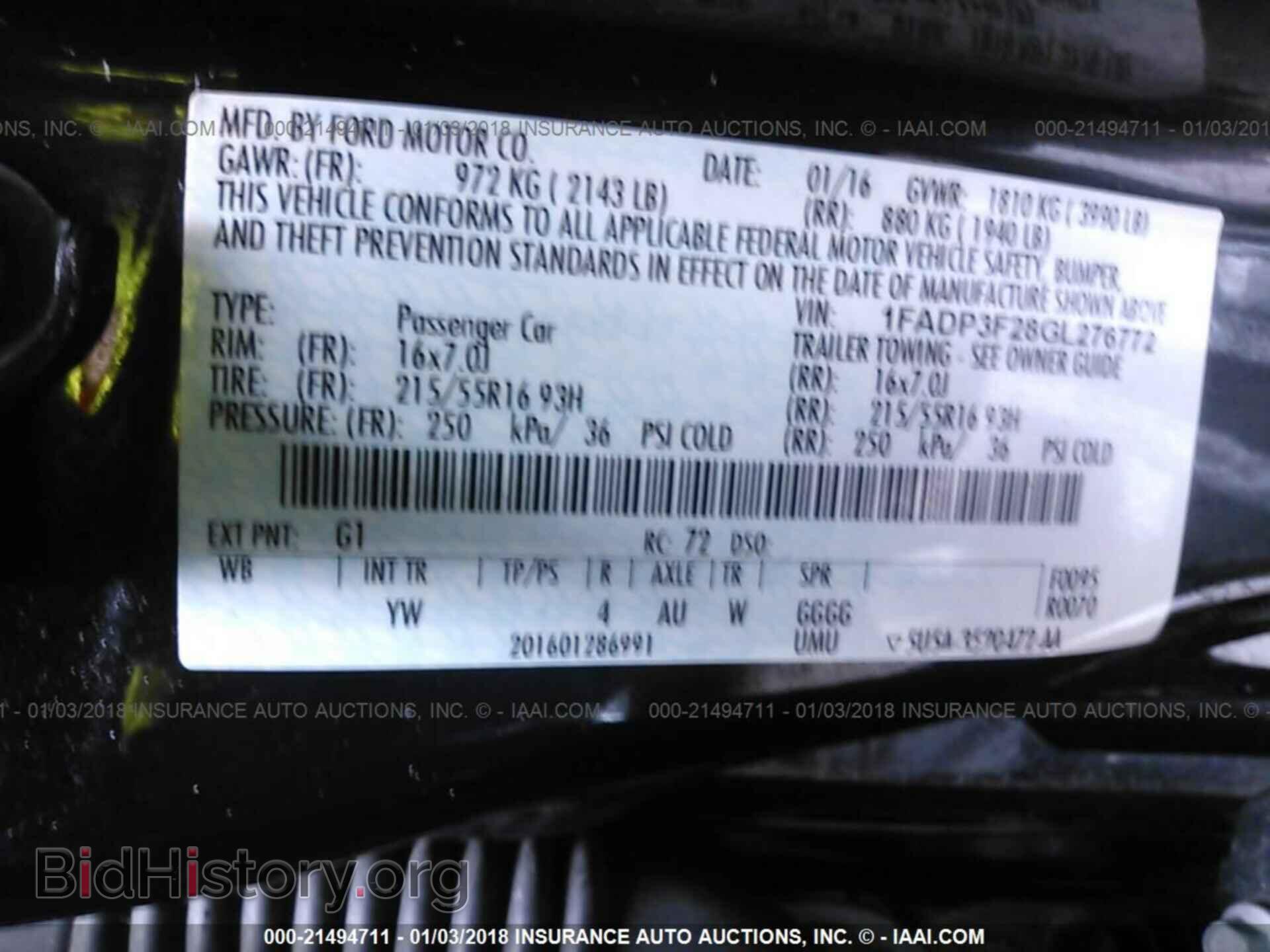 2016 Ford Focus - VIN: 1FADP3F28GL276772 - Photo 9