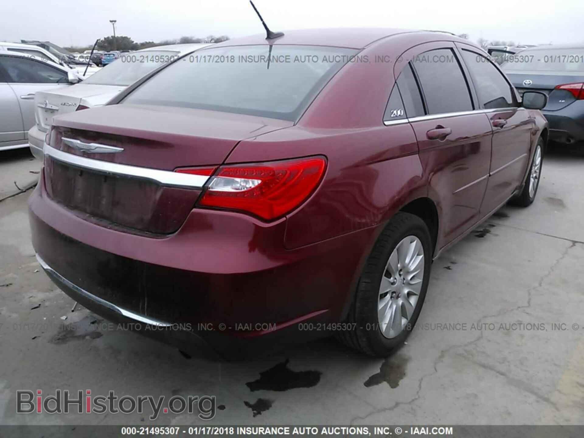 2012 Chrysler 200 - VIN: 1C3CCBAB6CN159598 - Фото 4
