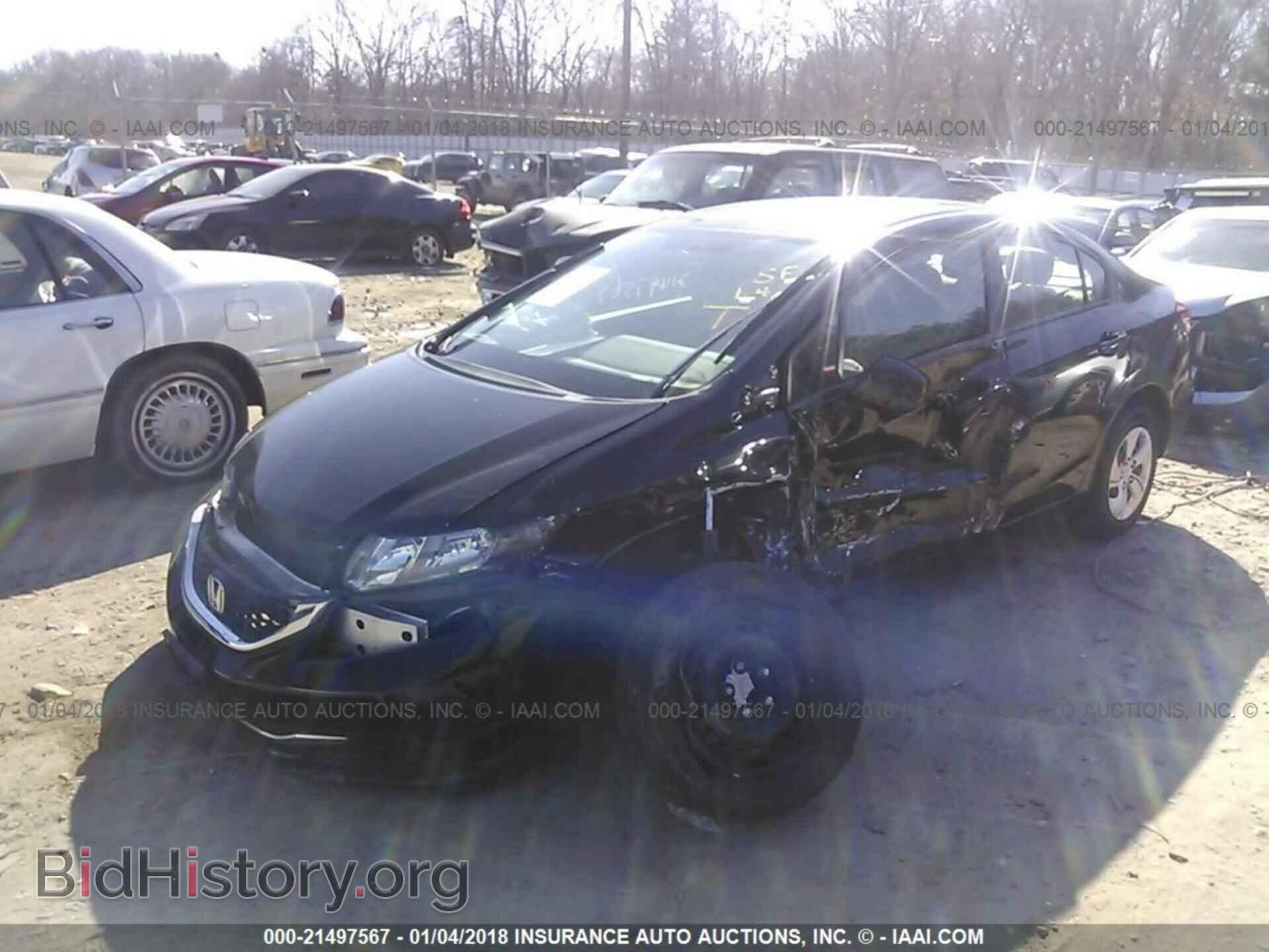 2013 Honda Civic - VIN: 19XFB2F54DE067894 - Фото 2