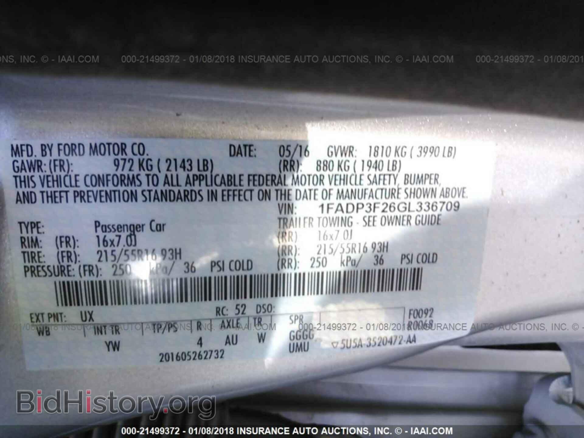 2016 Ford Focus - VIN: 1FADP3F26GL336709 - Photo 9