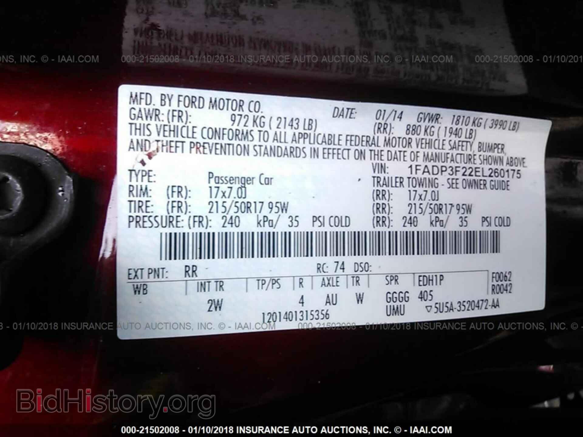 2014 Ford Focus - VIN: 1FADP3F22EL260175 - Photo 9