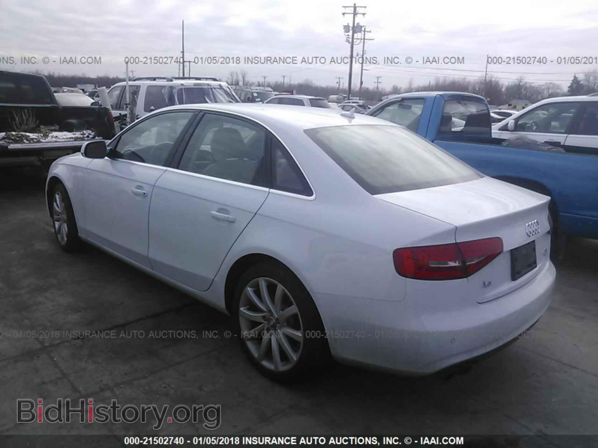2013 Audi A4 - VIN: WAUFFAFL1DN025494 - Photo 3