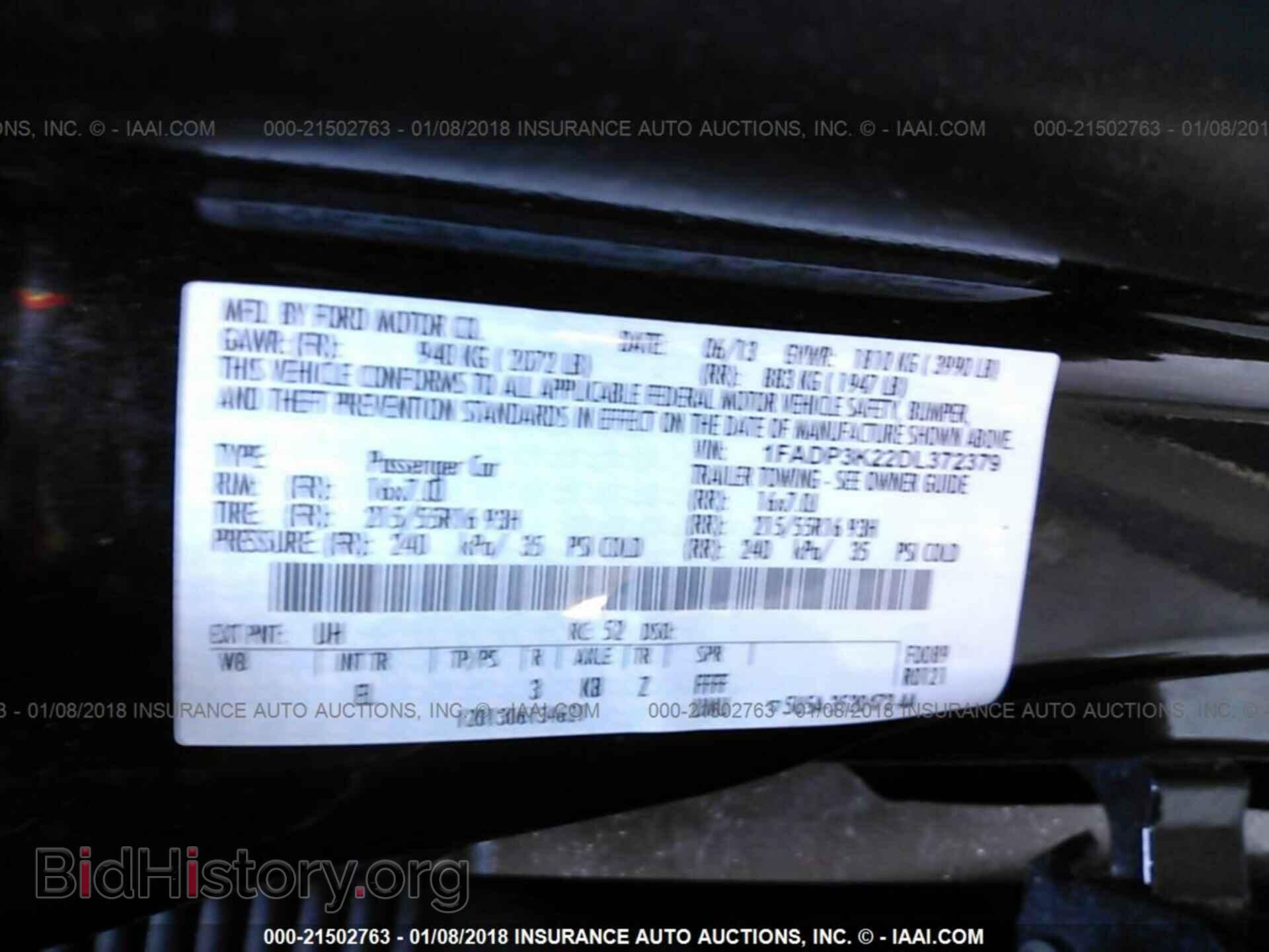 2013 Ford Focus - VIN: 1FADP3K22DL372379 - Photo 9