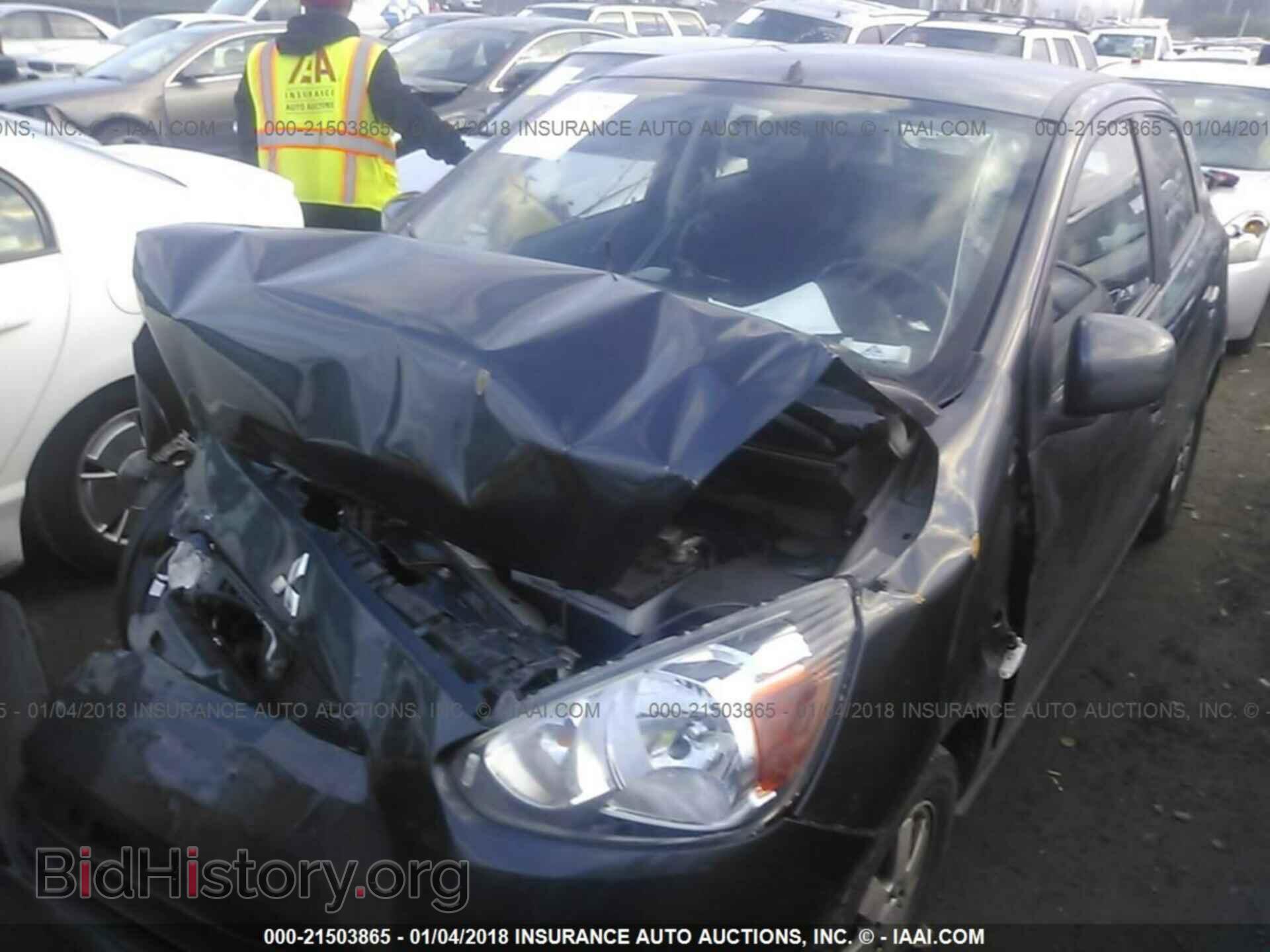 2014 Mitsubishi Mirage - VIN: ML32A4HJ5EH020895 - Фото 2