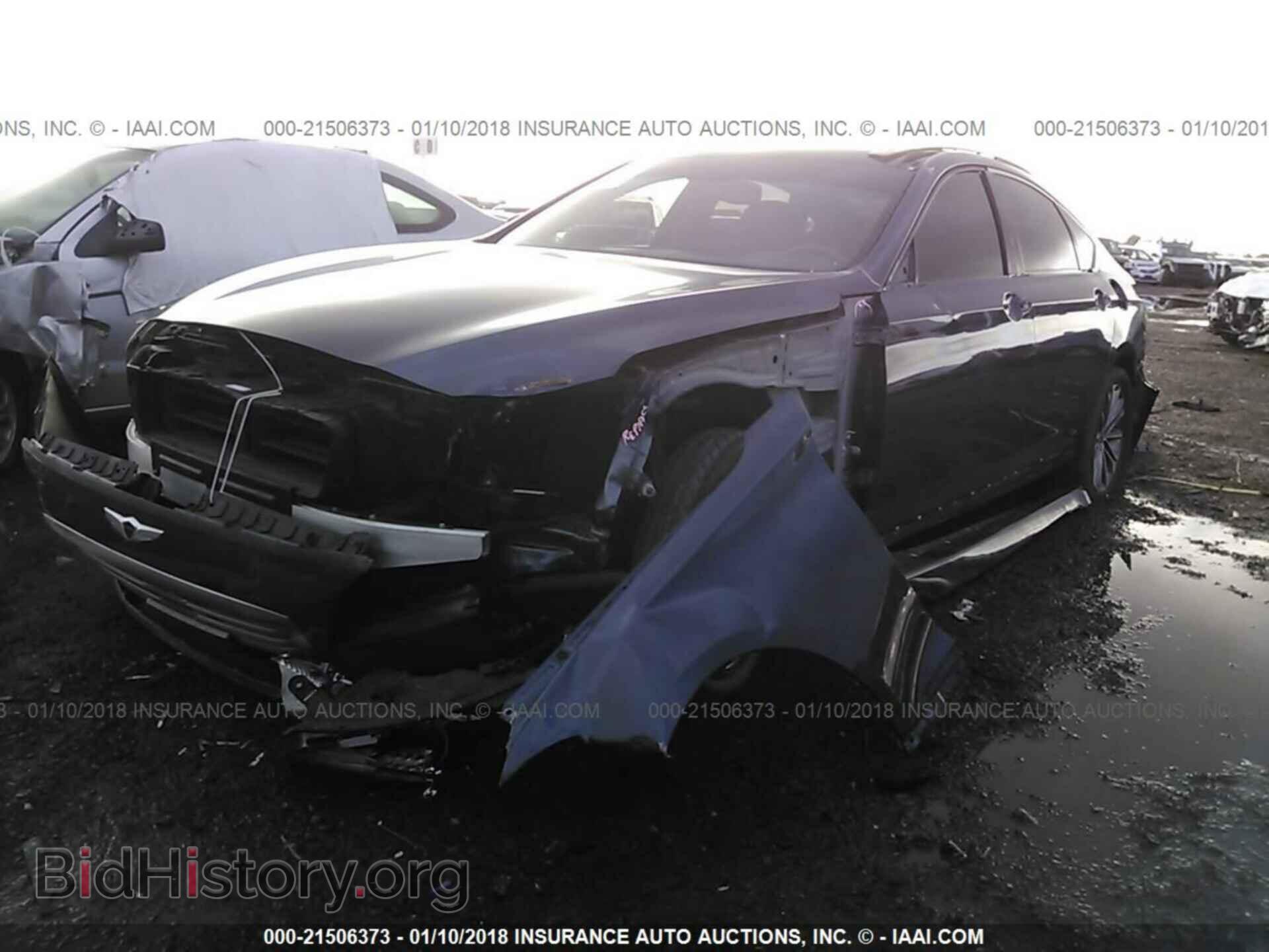 2015 Hyundai Genesis - VIN: KMHGN4JE4FU100424 - Фото 2