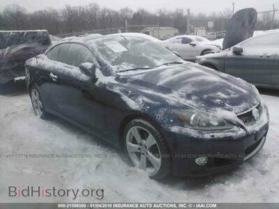 2012 Lexus IS, синий — VIN JTHFF2C23C2521917, IAAI