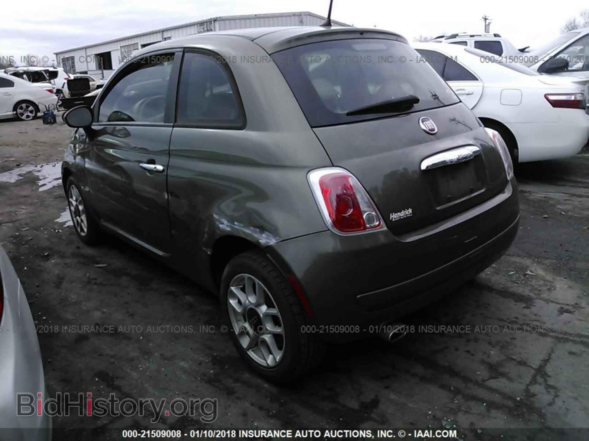 2012 Fiat 500 - VIN: 3C3CFFAR1CT237734 - Фото 3