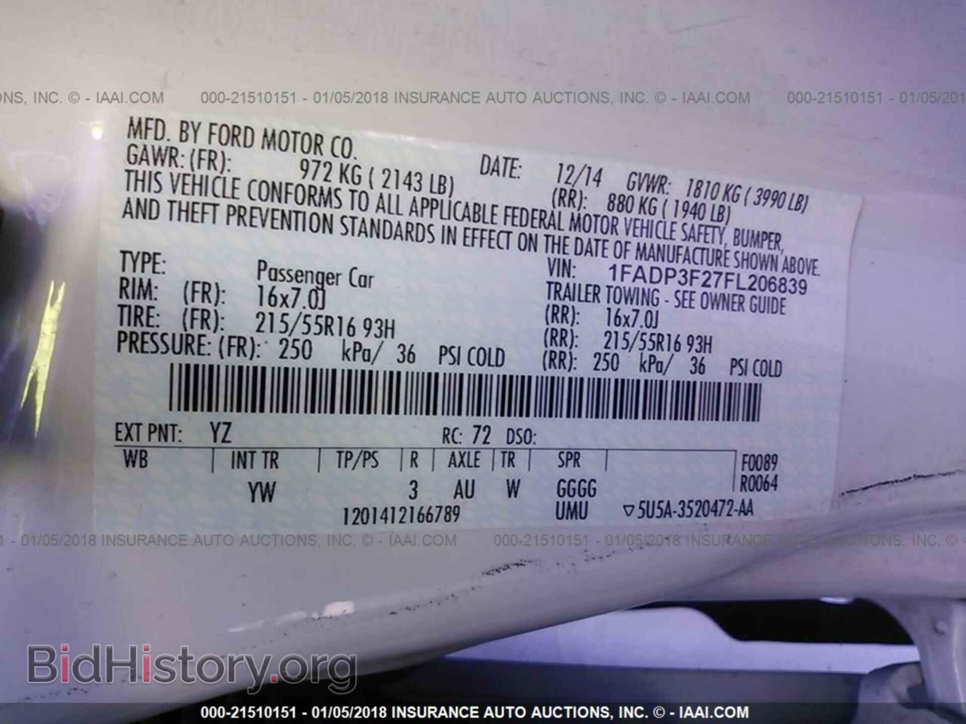 2015 Ford Focus - VIN: 1FADP3F27FL206839 - Photo 9