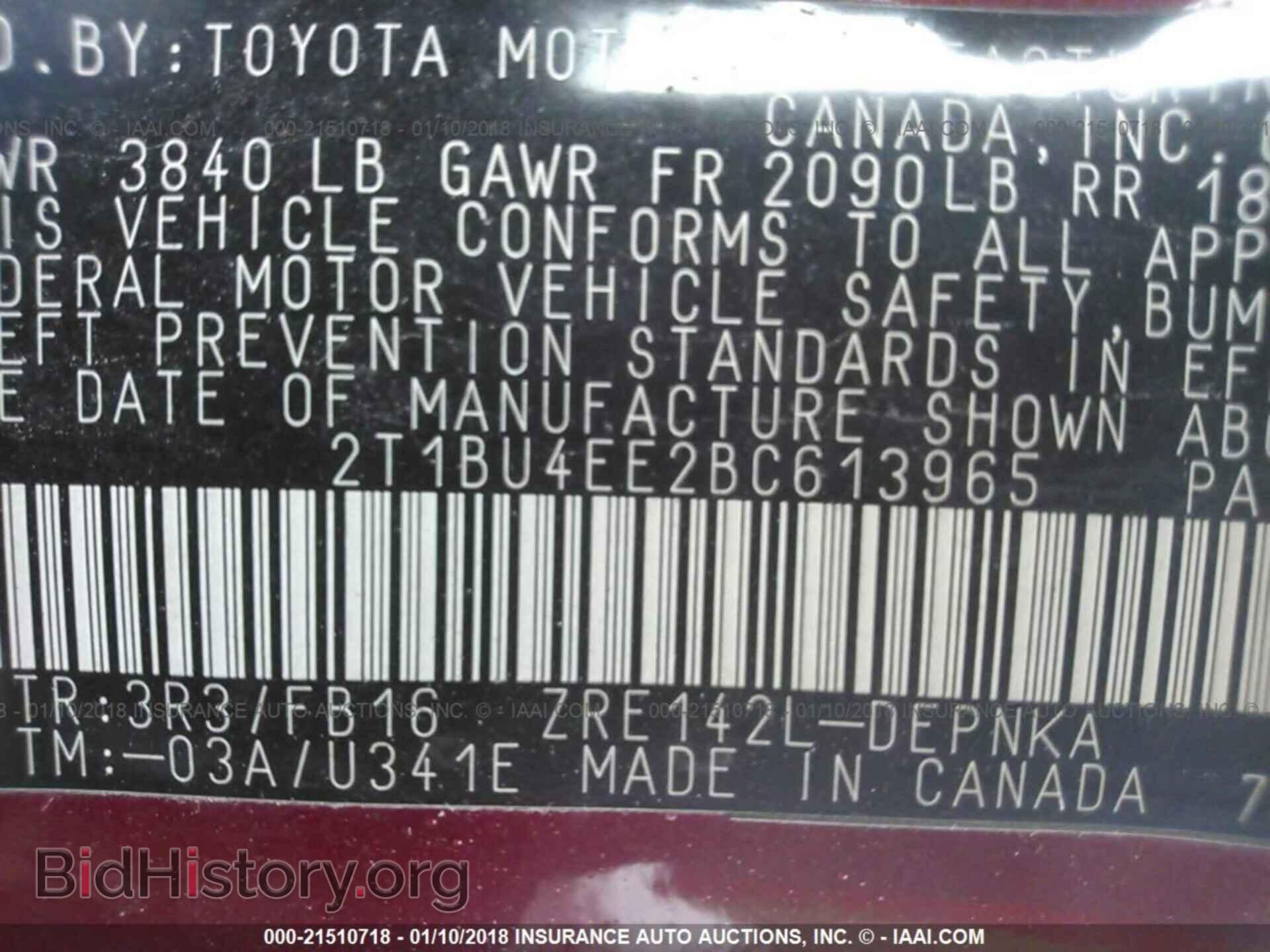 2011 Toyota Corolla - VIN: 2T1BU4EE2BC613965 - Photo 9