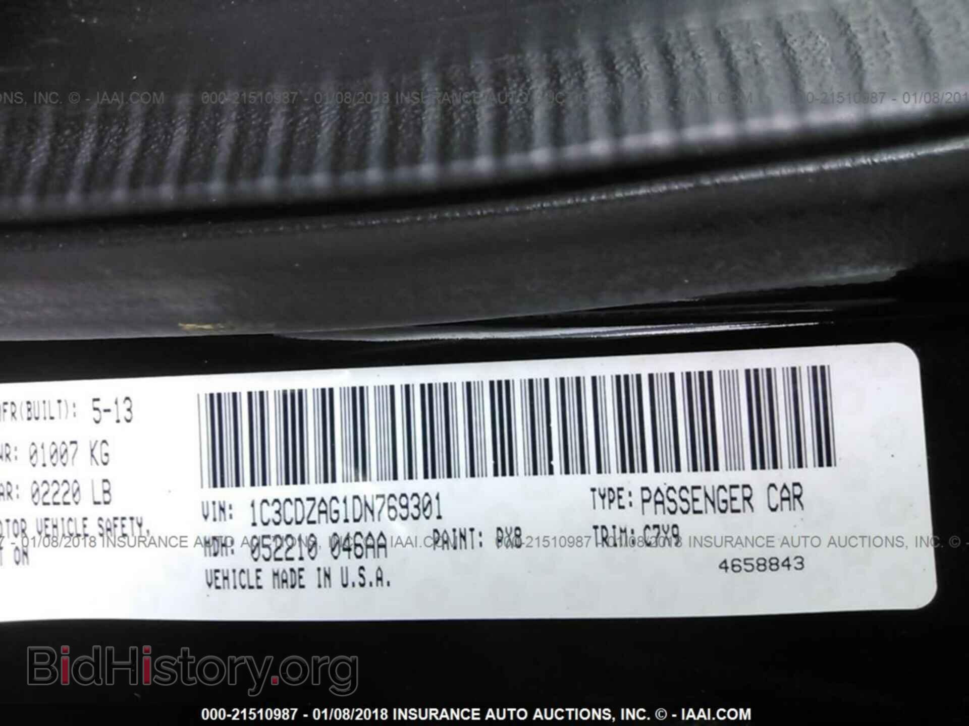 2013 Dodge Avenger - VIN: 1C3CDZAG1DN769301 - Photo 9