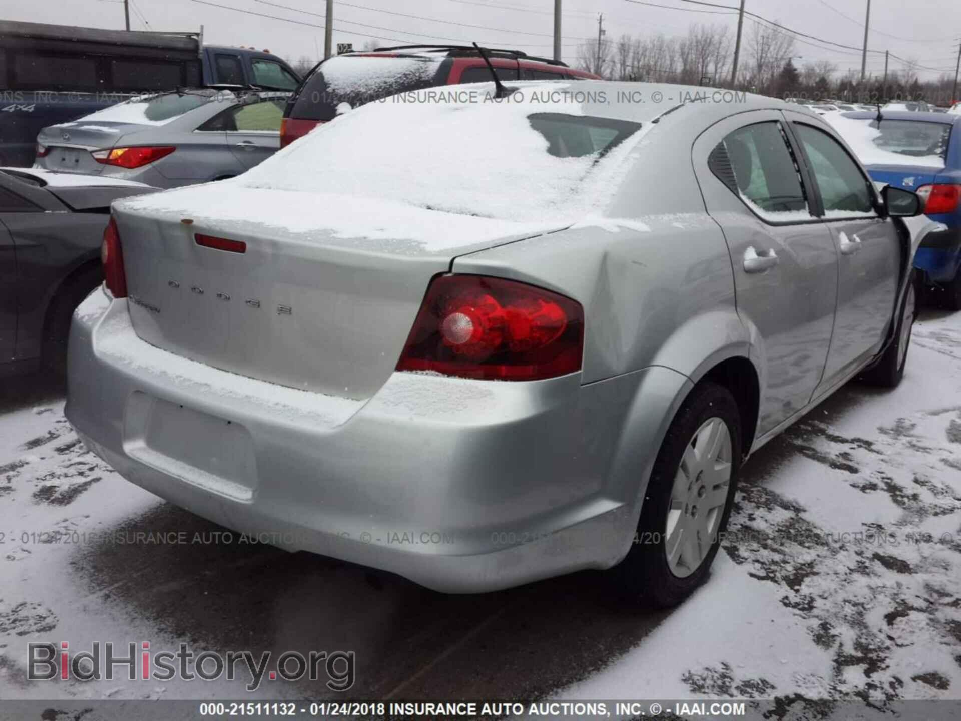 2012 Dodge Avenger - VIN: 1C3CDZAB7CN103076 - Фото 4
