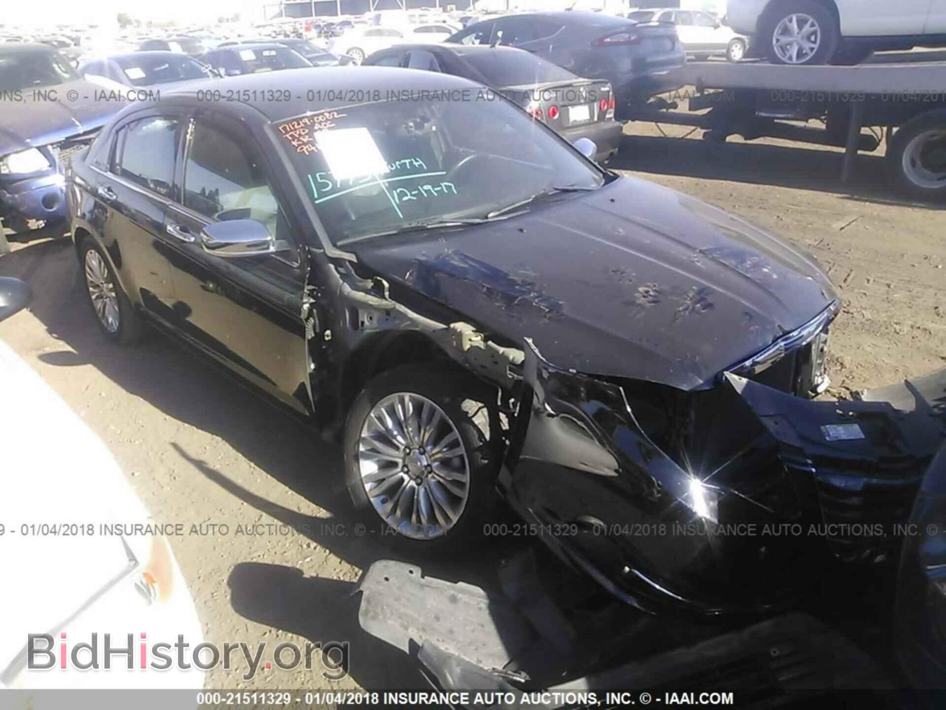 Фотография 1C3CCBCB9CN159415 - Chrysler 200 2012