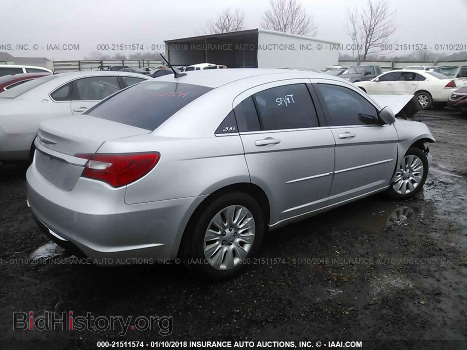 2012 Chrysler 200 - VIN: 1C3CCBAB2CN217268 - Фото 4