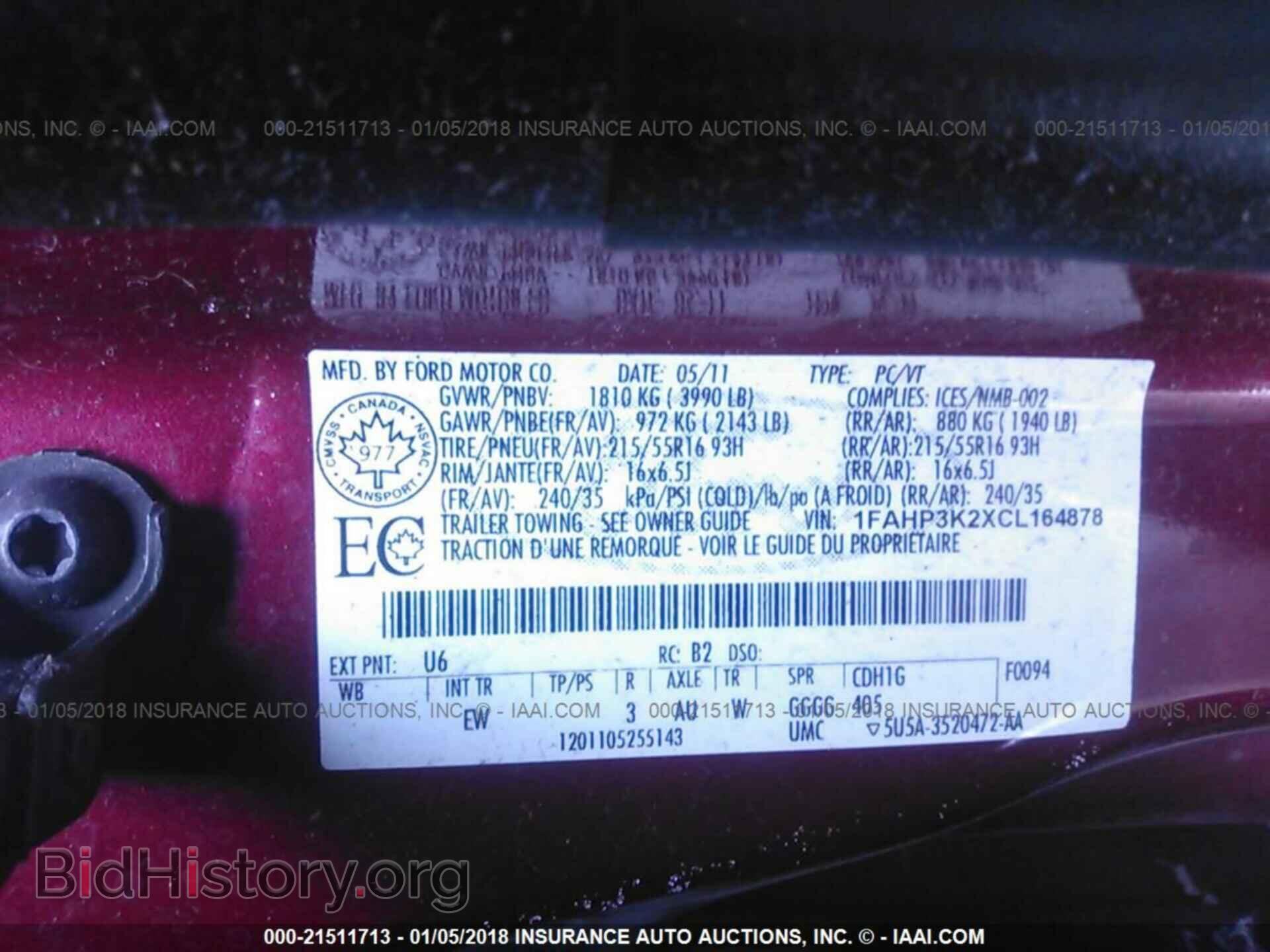 2012 Ford Focus - VIN: 1FAHP3K2XCL164878 - Photo 9
