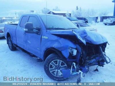 2016 Ford F150, blue — VIN 1FTFX1EG0GFD20668, IAAI