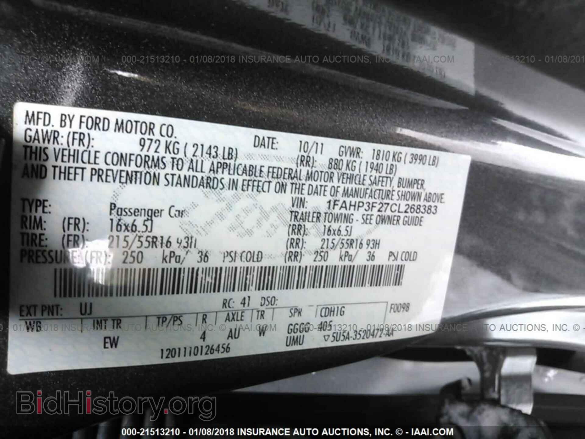 2012 Ford Focus - VIN: 1FAHP3F27CL268383 - Photo 9
